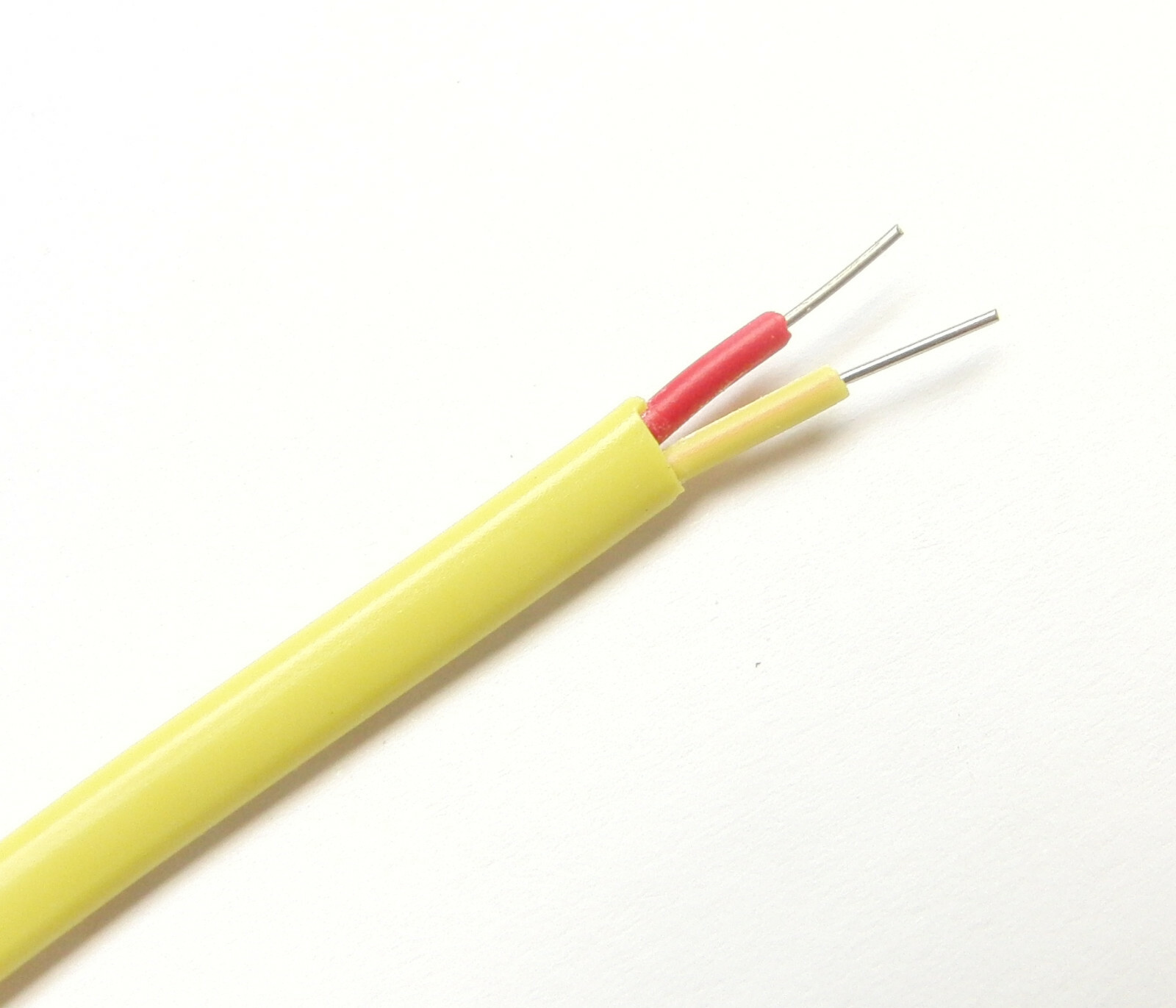 K-type Thermocouple Wire AWG 24 Solid PVC Probe Sensor Insulation Extension 1 yd