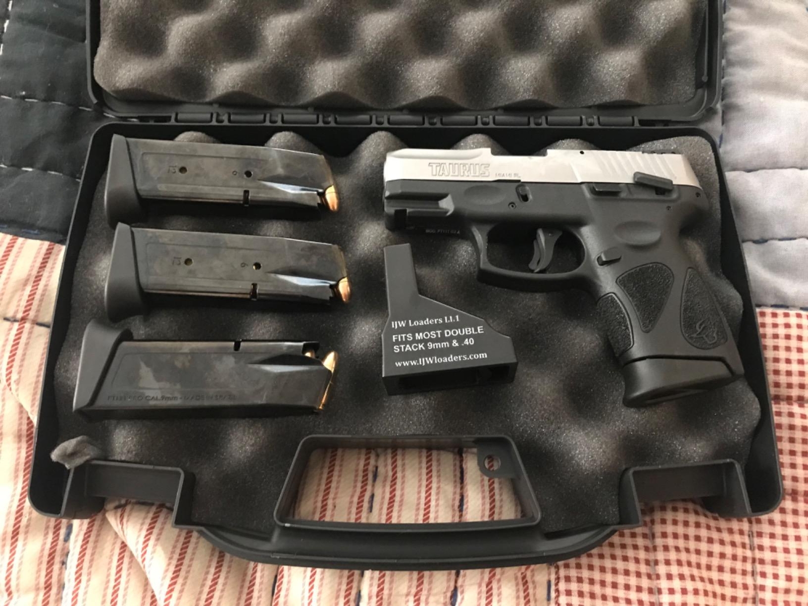 Pistol Storage Case – Hard Plastic. Padlock Tabs. Foam Protection