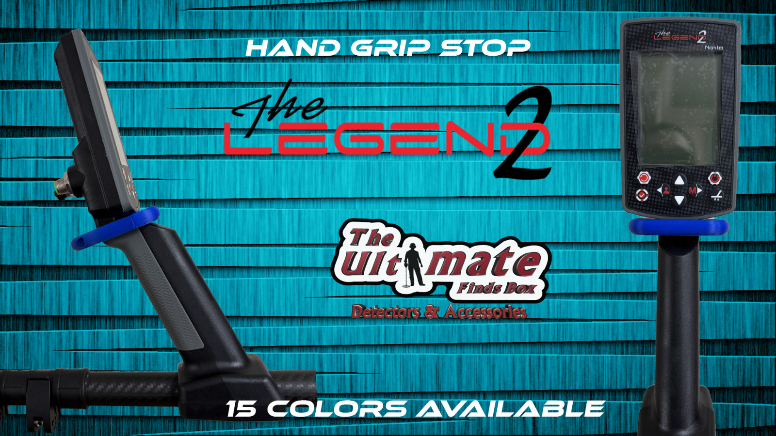 Nokta Legend 2 Hand Grip Stop 14 Colors Available 100% Infilled