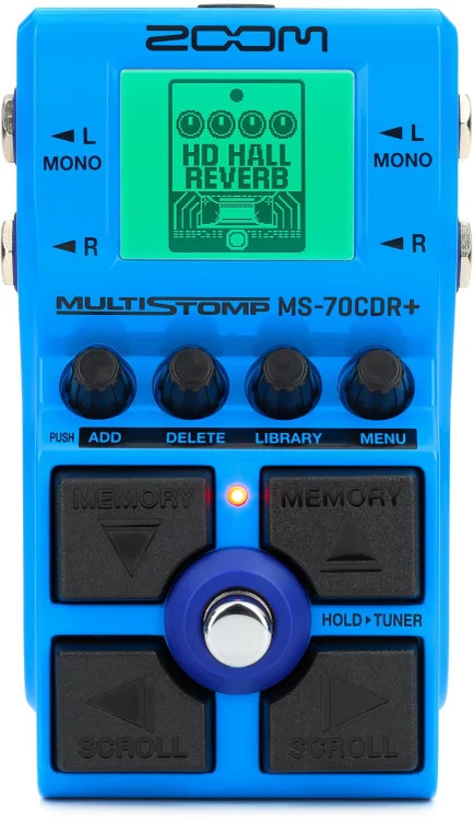 Zoom MS-70CDR+ MultiStomp Chorus/Delay/Reverb Pedal