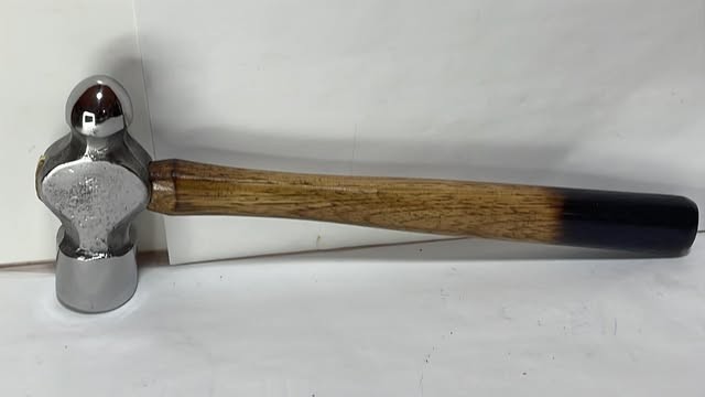 RESTORED Vintage Champion Dearment Ball Peen Hammer 2 lb 6 Oz With Wooden Handle