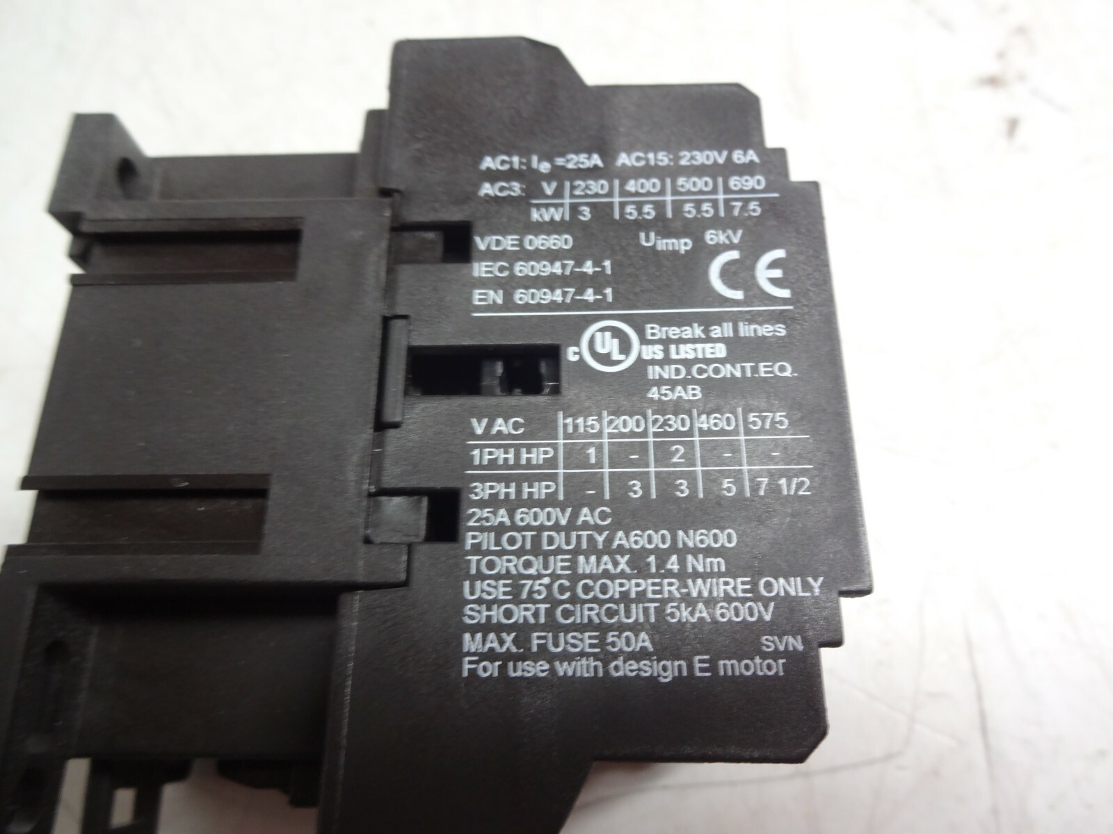 Iskra KNL12-01 - 480 Volt Coil New Contactor