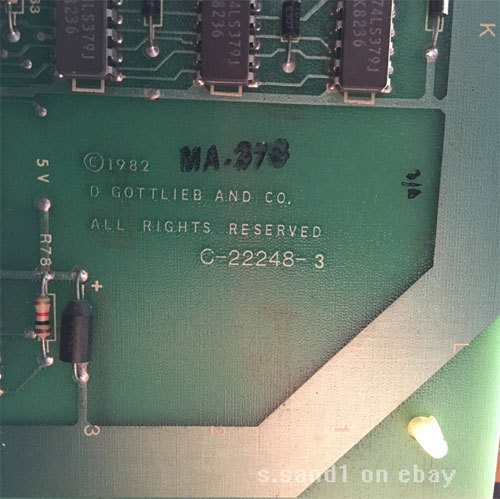 Qbert, Gottlieb Arcade High Score Reset, Corruption Fix - Improved Reset Circuit