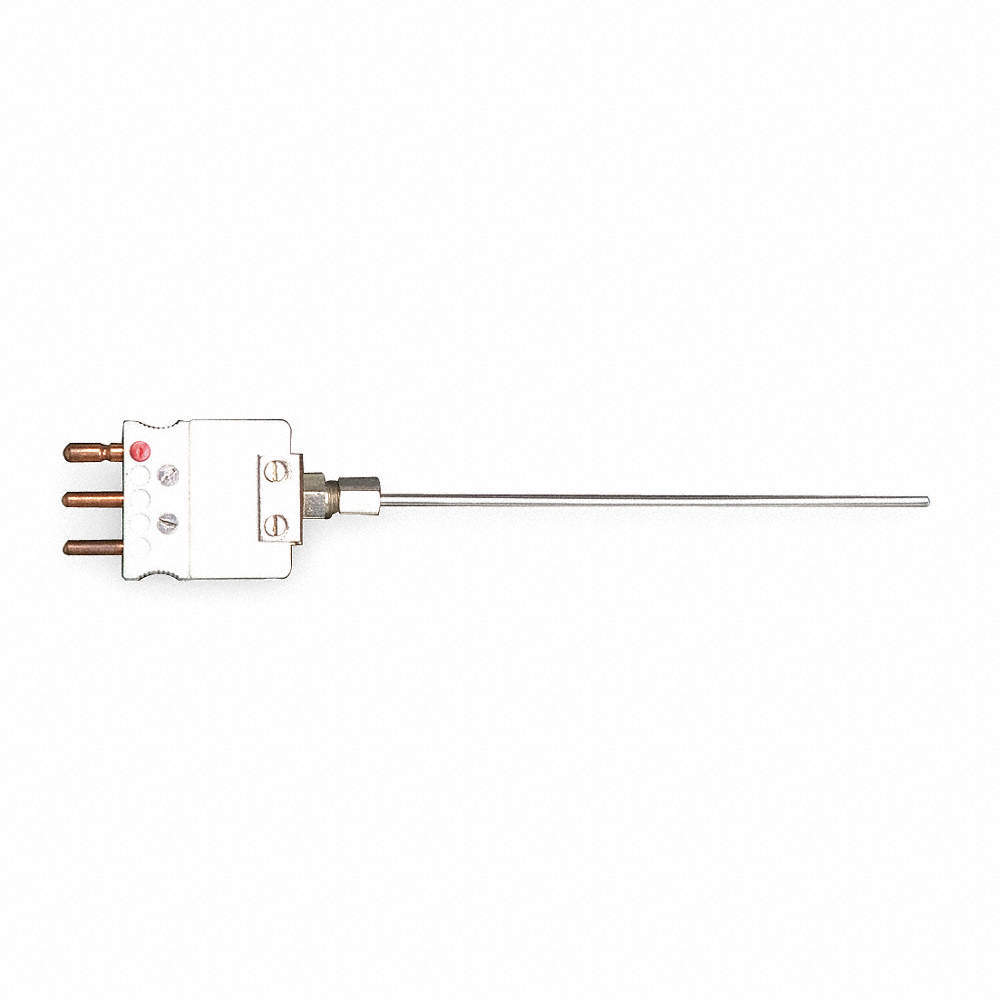 TEMPCO Temperature Probe: 0°F to 392°F, ±0.3°C/0.12 ohm @ 0°C, 24"
