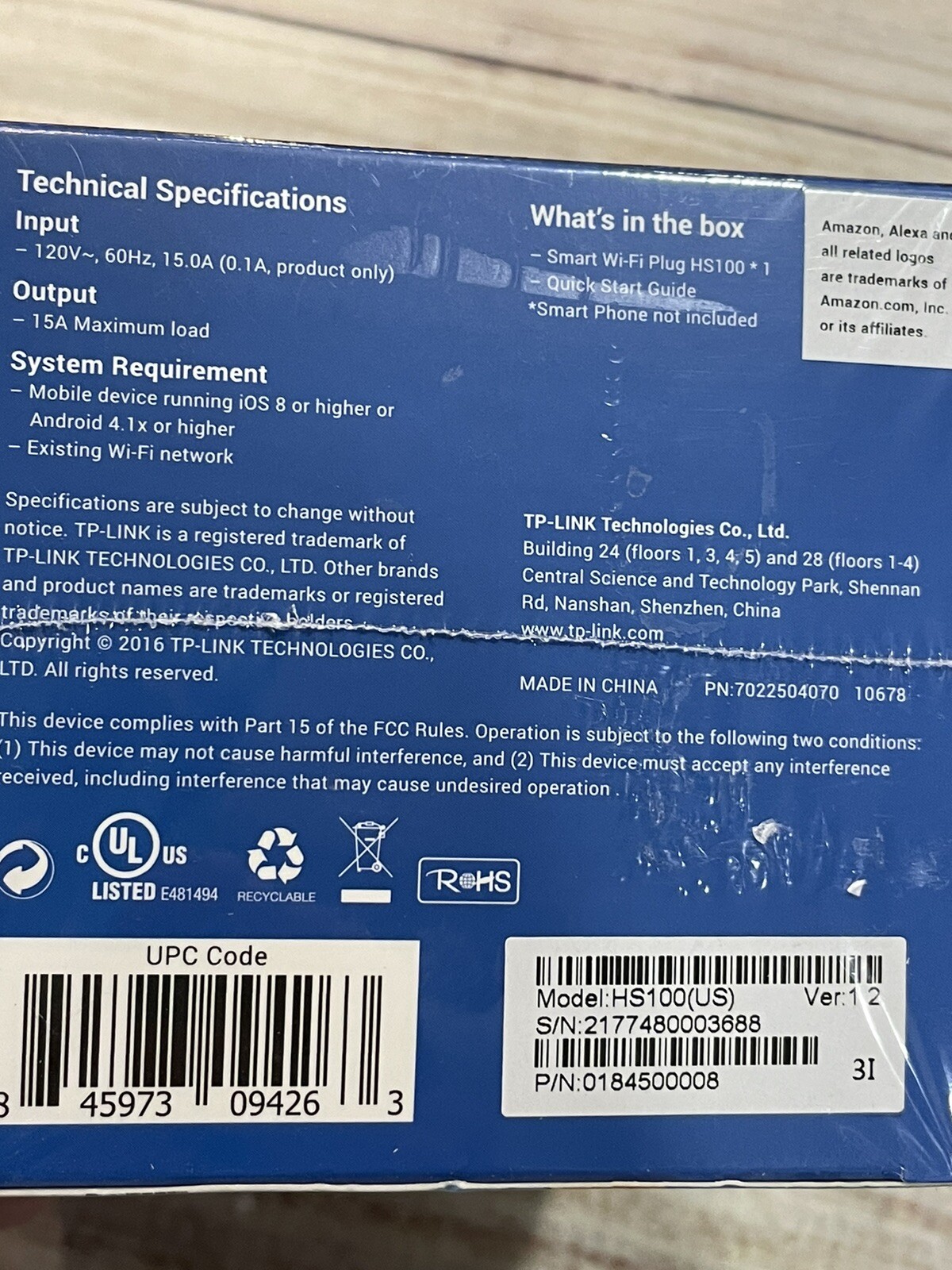 New And Sealed TP-LINK Smart Wi-Fi Plug