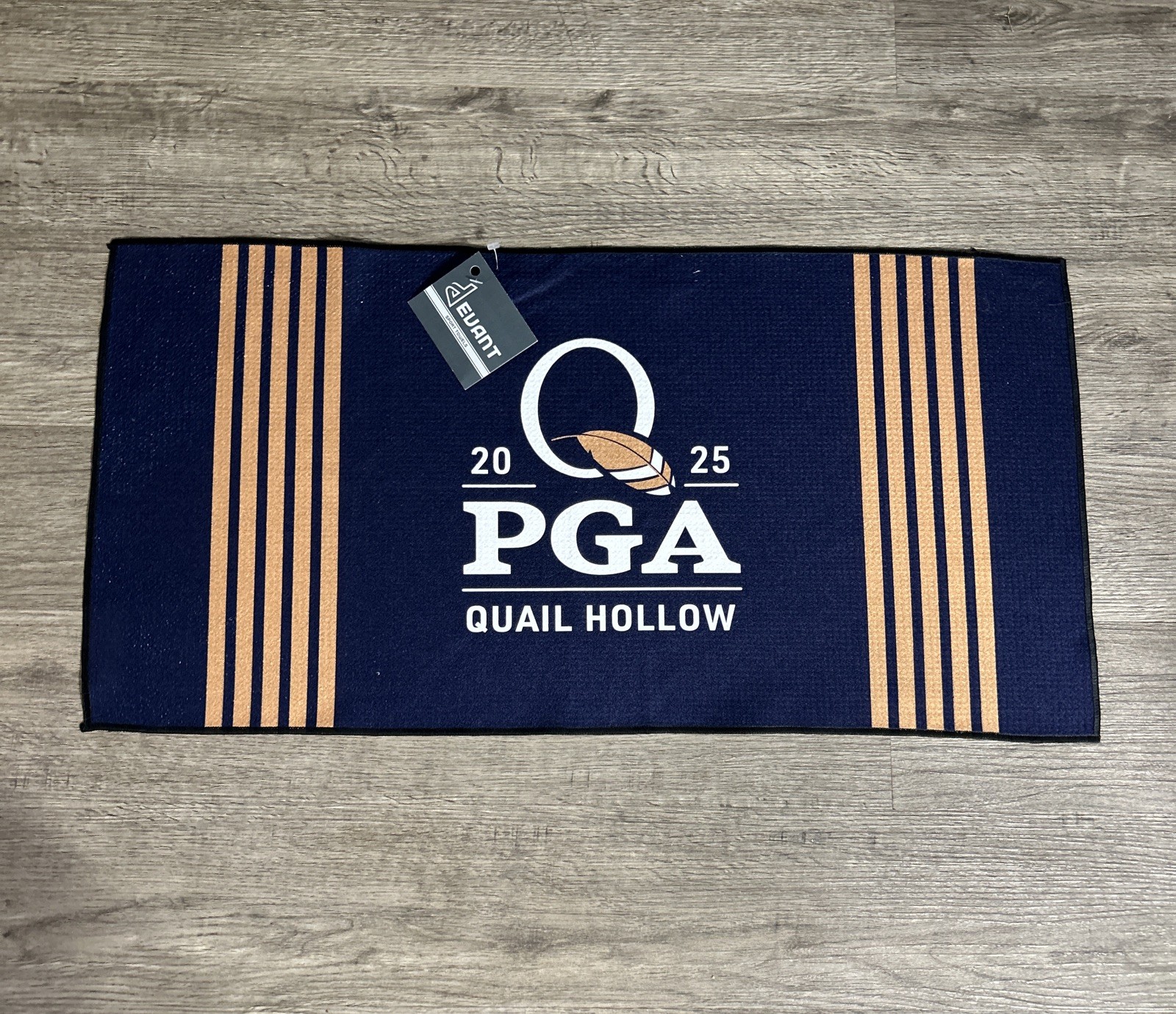 PGA Championship 2025 Golf Towel Quail Hollow Ultimate Microfiber Blue 16x32 New