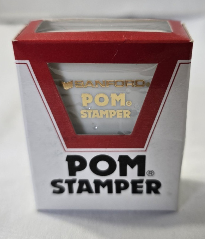 VINTAGE Sanford POM Stamper "PAID" - Pre-Inked - made in Japan