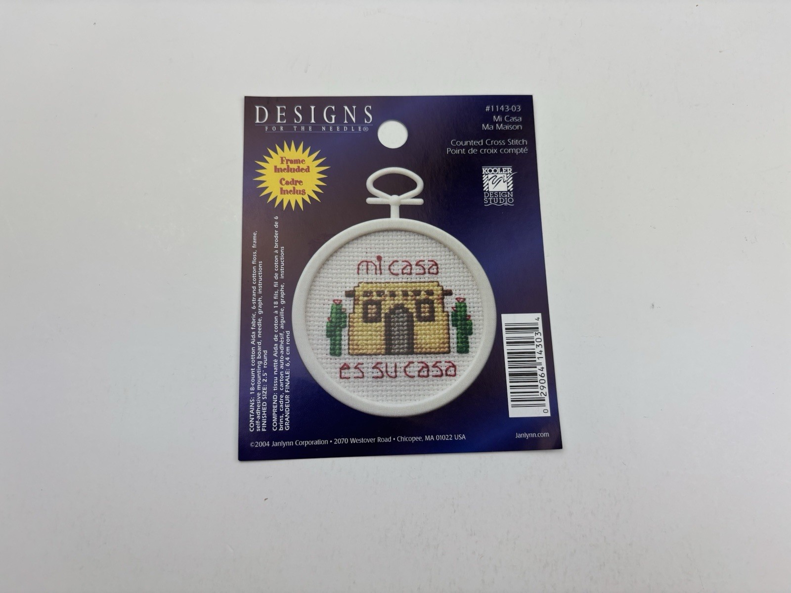 Janlynn Designs For The Needle Mi Casa Counted Cross Stitch Pattern 9R