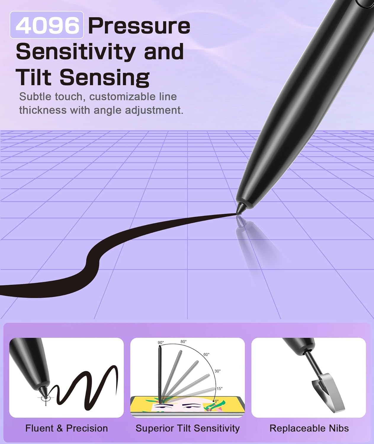 Ciscle Magnetic EMR Stylus Compatible with Remarkable 2, Replacement Digital...