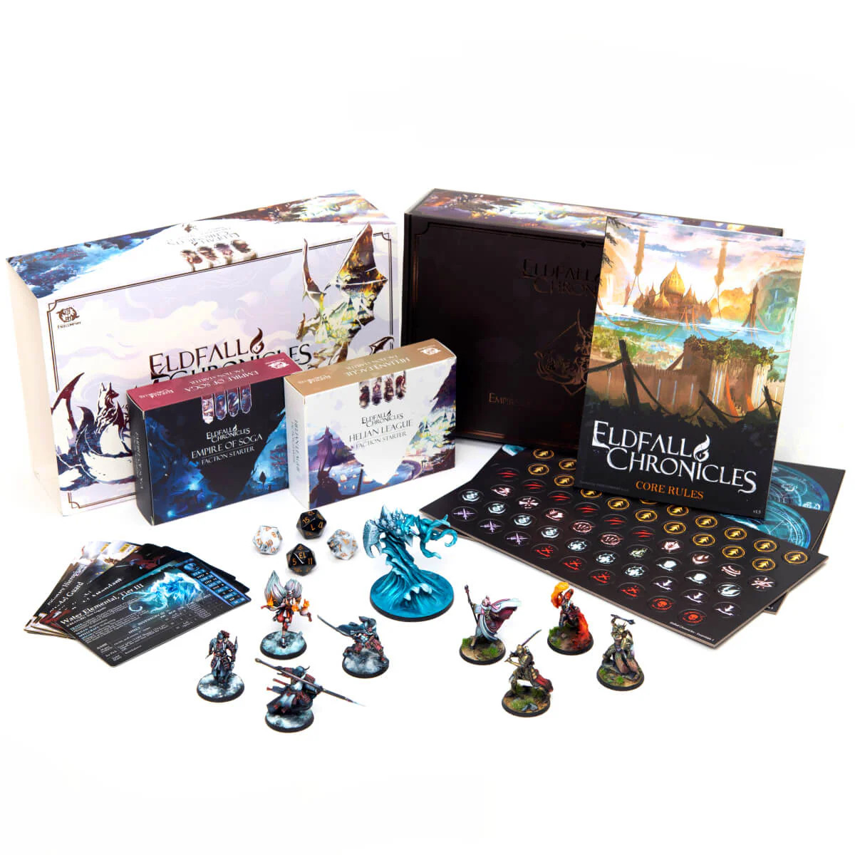 Eldfall Chronicles: Two-Player Starter Set: Empire of Soga vs Helian League
