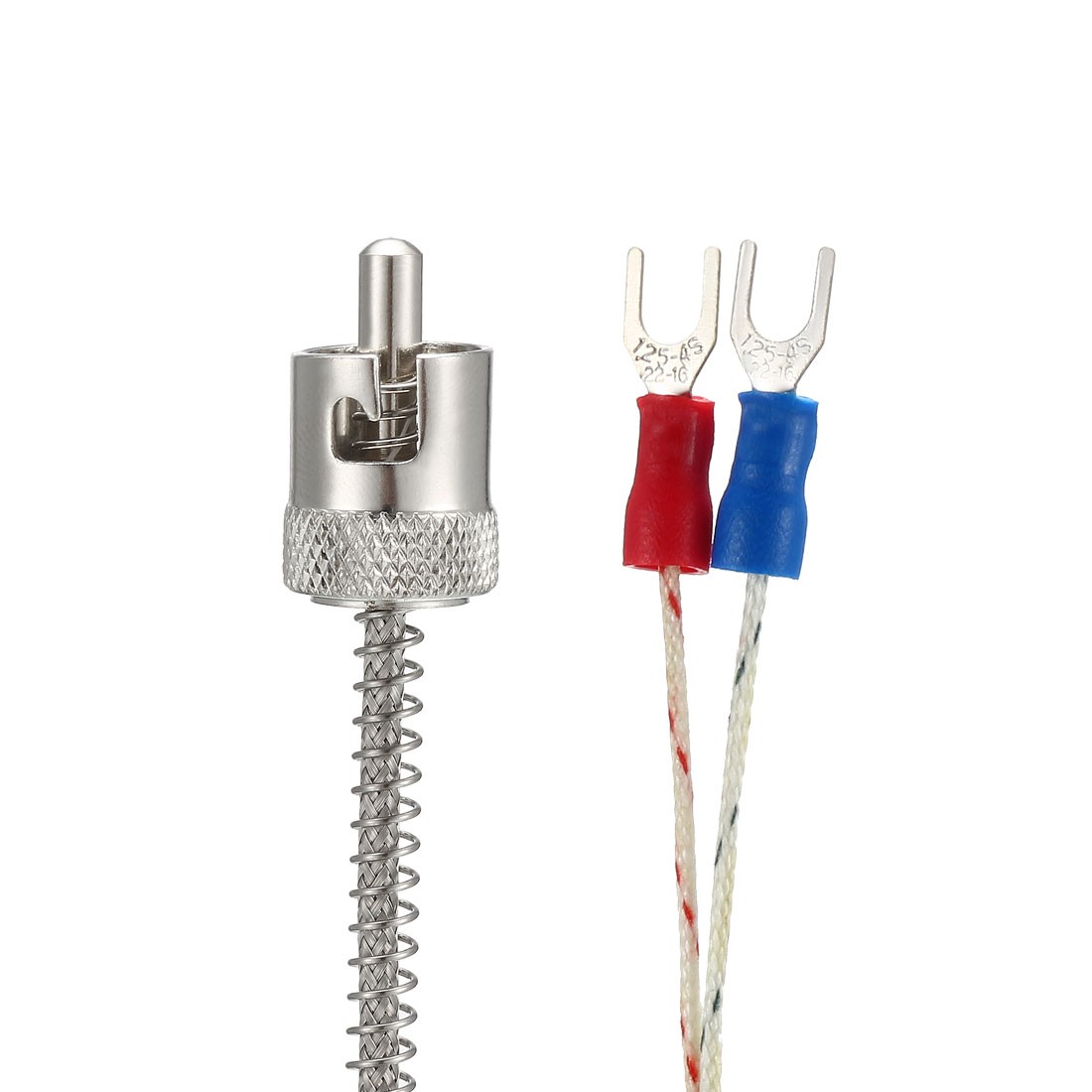 J Type Temperature Sensor Probe Circlip Type Thermocouple 3.3ft Cable