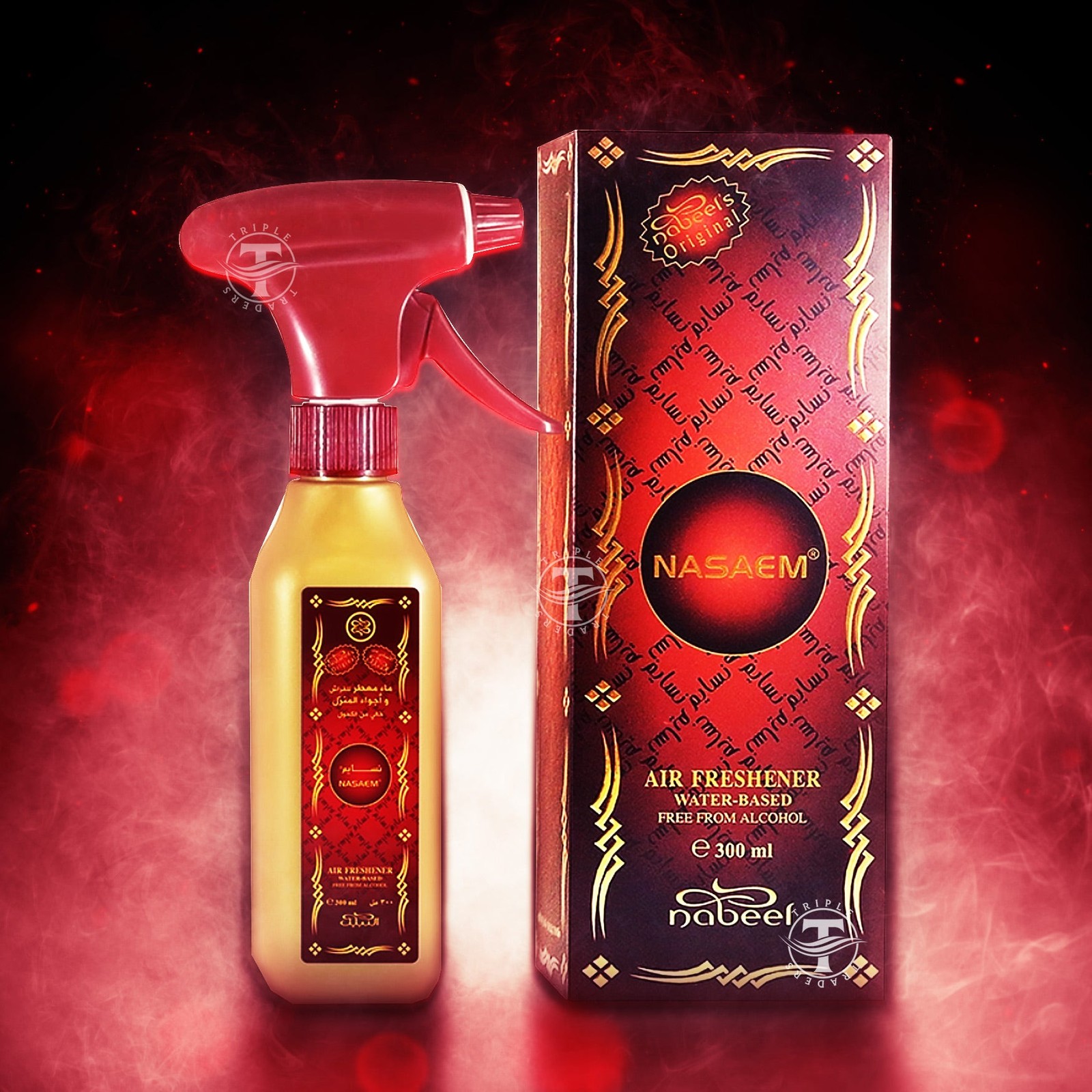 Nasaem Air Freshener - Water-Based - Free From Alcohol by Nabeel - 300ml