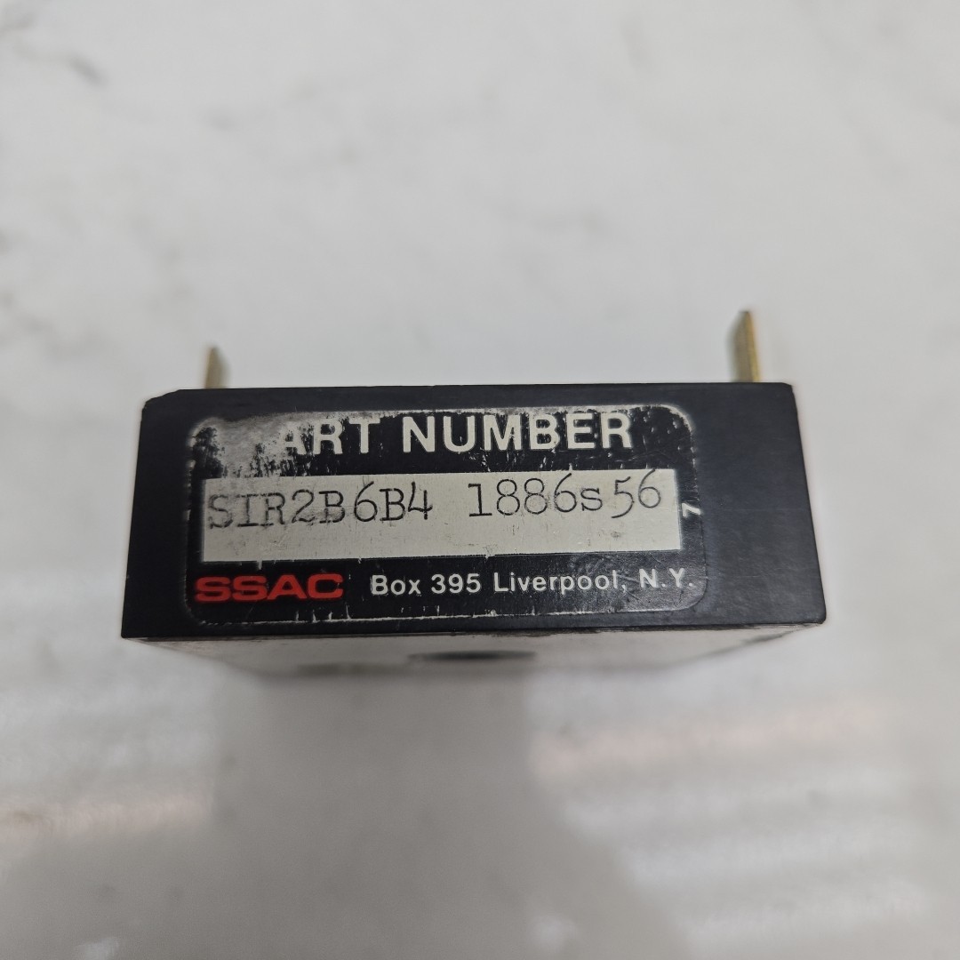 SSAC Solid State Relay SIR2B6B4 Used See Pictures