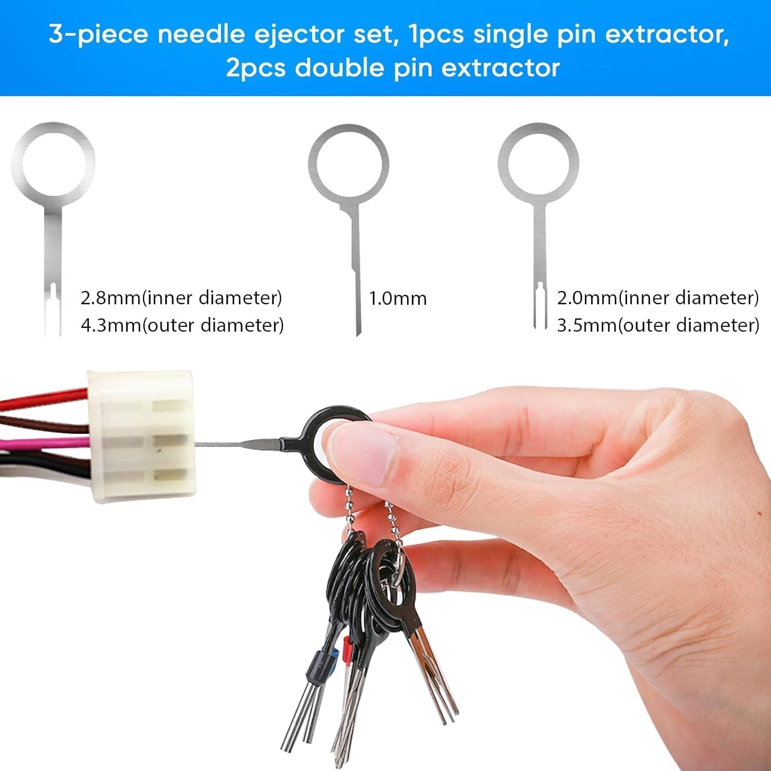 Terminal Removal Tool Kit 82 Pcs Depinning 82 PCS(Bag Storage)