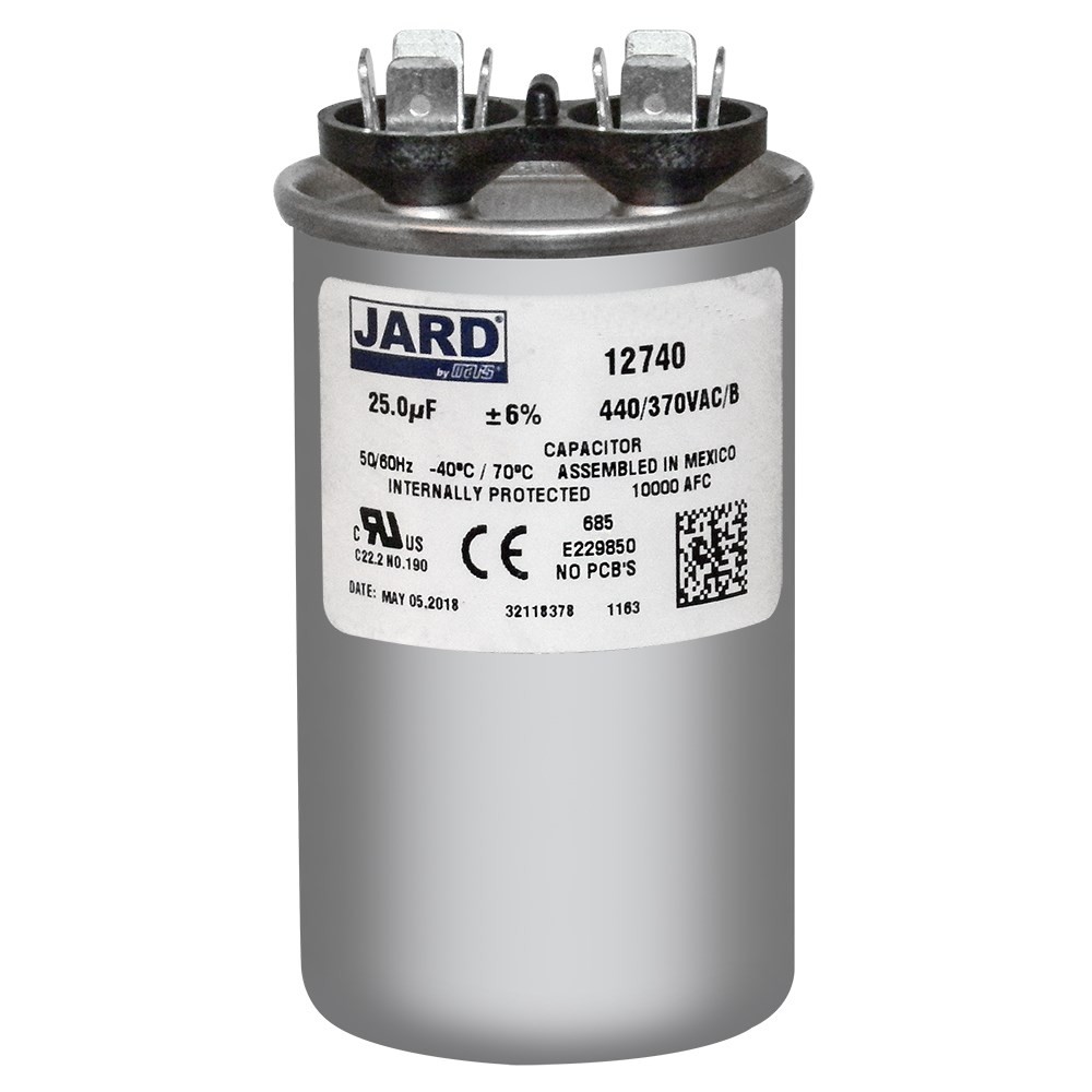 25 uf MFD 440 370 VAC 12740 ROUND Run Capacitor replaces NGM 325P256H44M30A4Z
