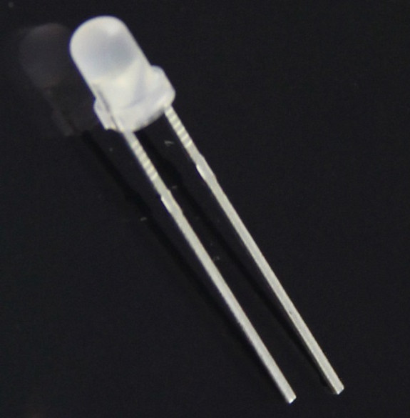 500Pcs LED DIFFUSED Milk white F3 3MM WHITE LIGHT Super Bright Bulb Lamp