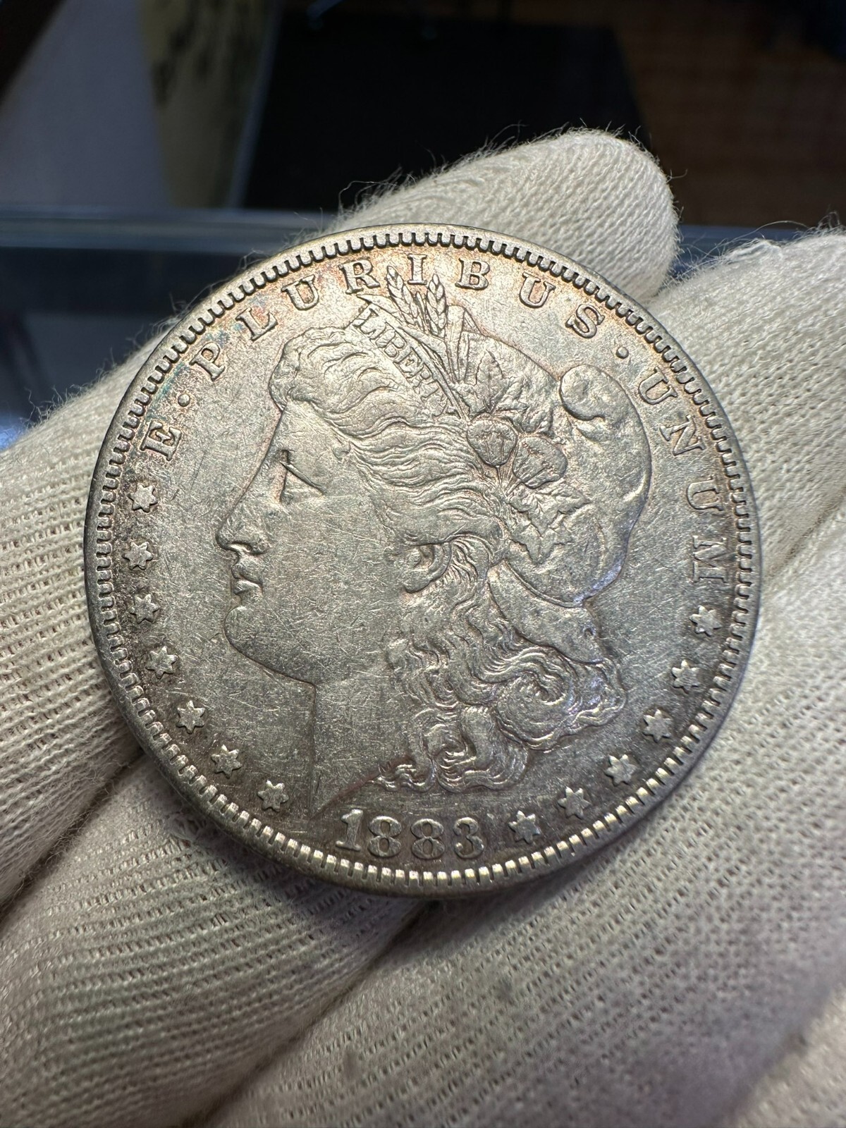 1883-S Morgan Silver Dollar XF+