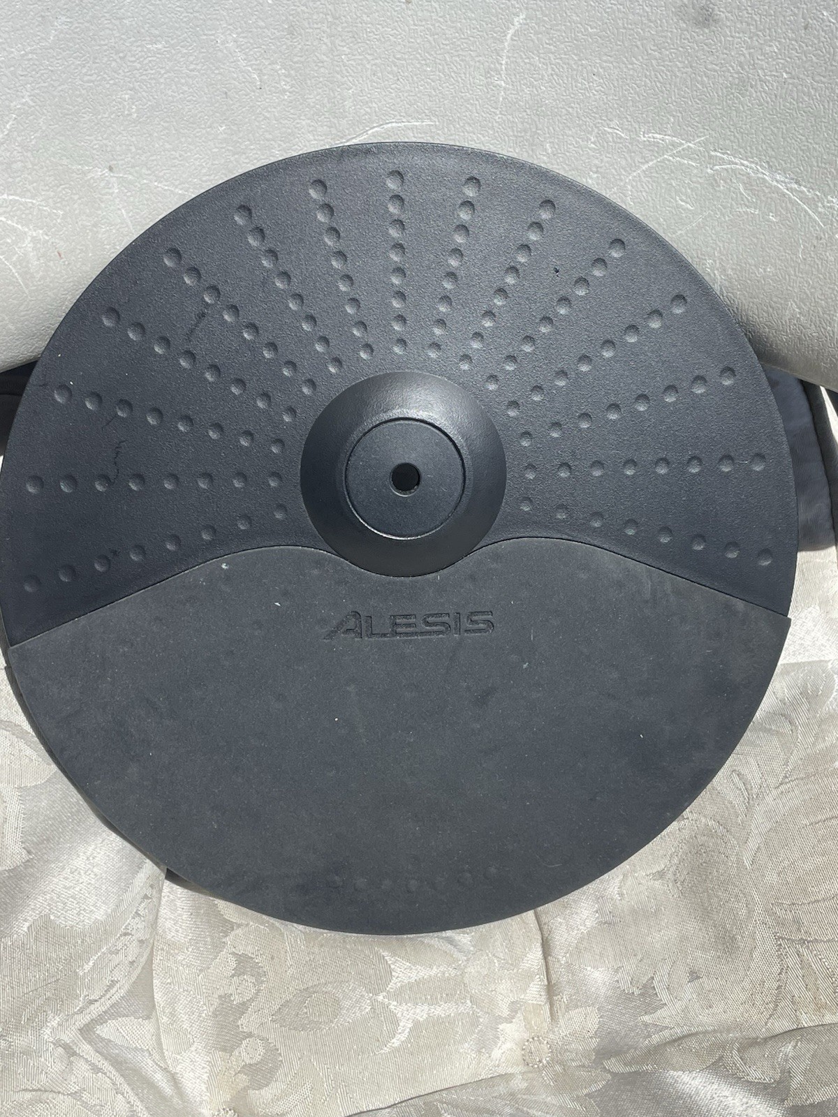 Two Alesis 10 Inch Cymbal Pads One With Choke Electronic Drum Pad Triggers