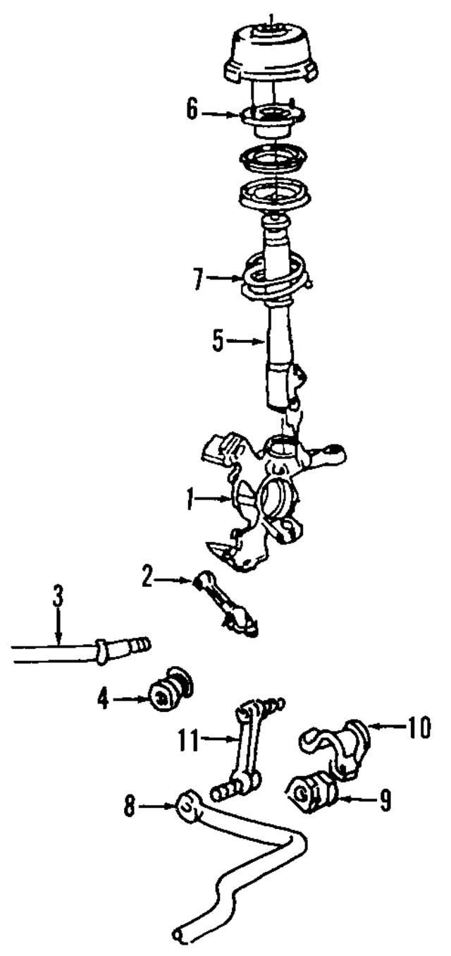 Genuine Ford Knuckle F3OY-3K186-A