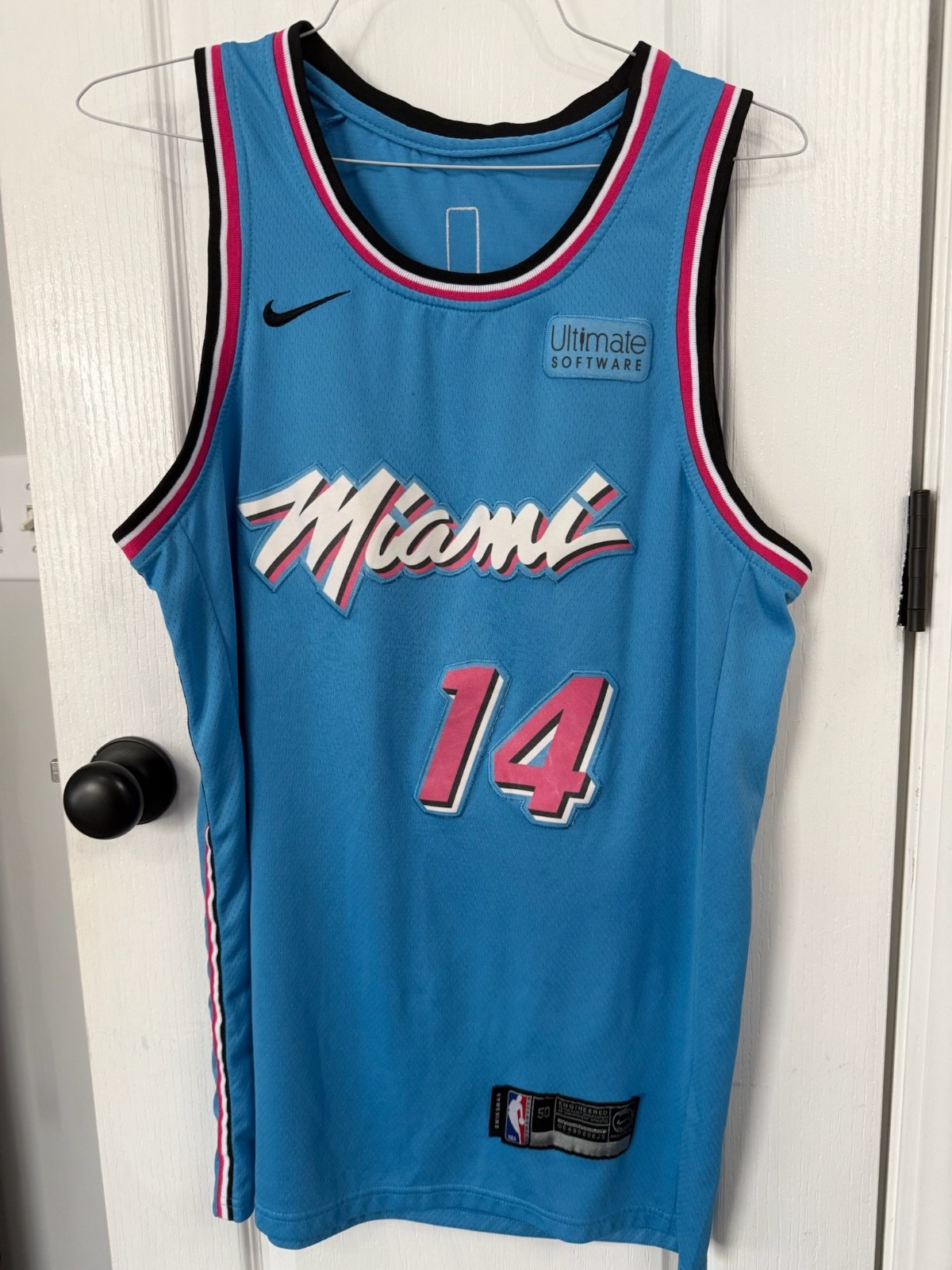 Tyler Herro Miami Heat NBA Jersey Nike City Edition Vice Swingman Mens 50 XL