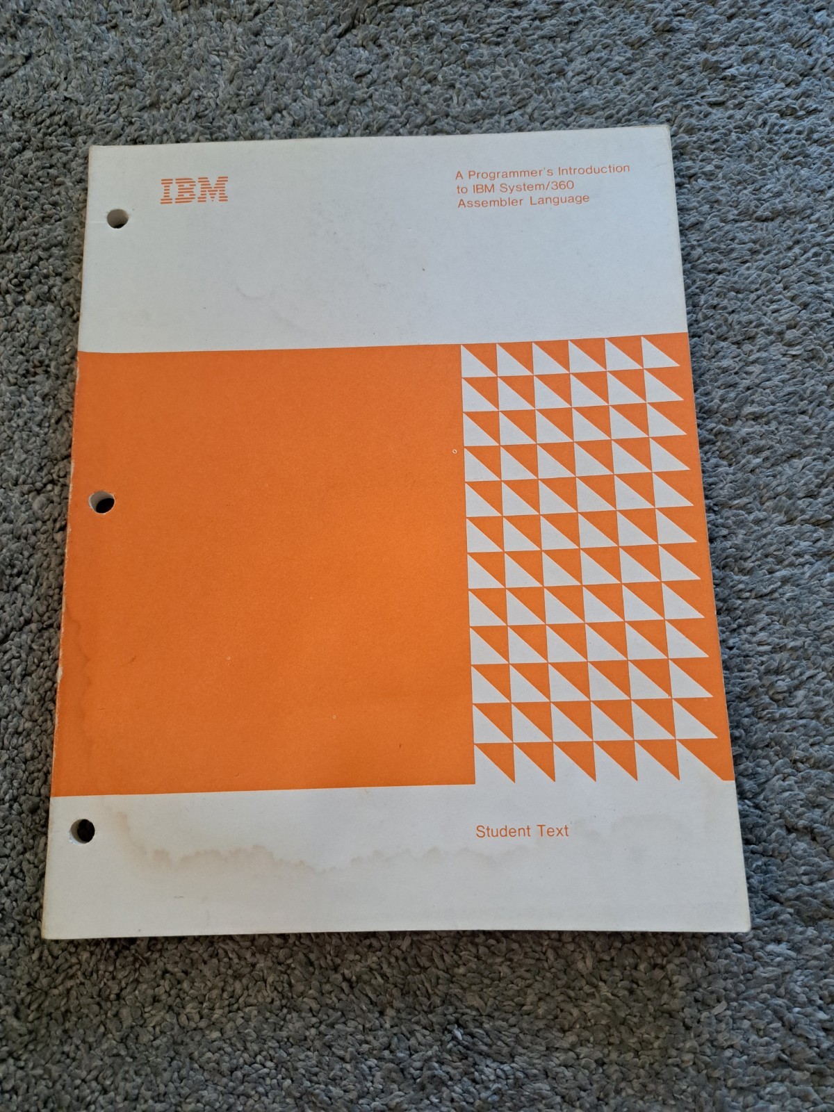 IBM Programmer's Introduction IBM System/360 Assembler Language
