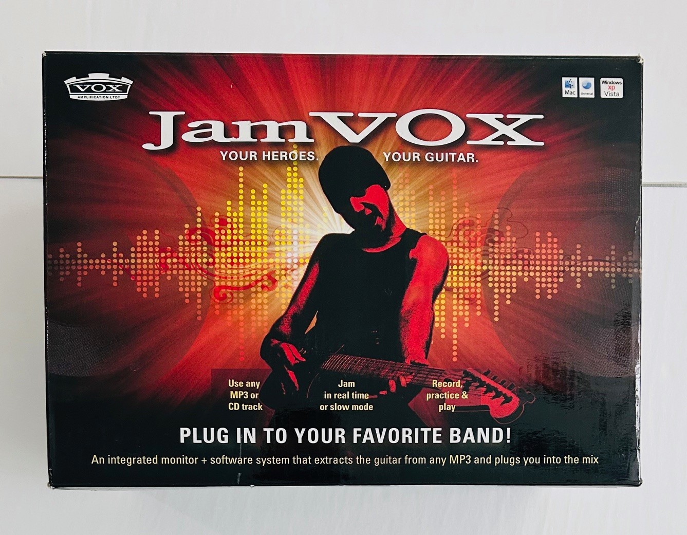 Vox JAMVOX JV-1 Guitar Computer Interface with Box, Software, Cord, and Manual