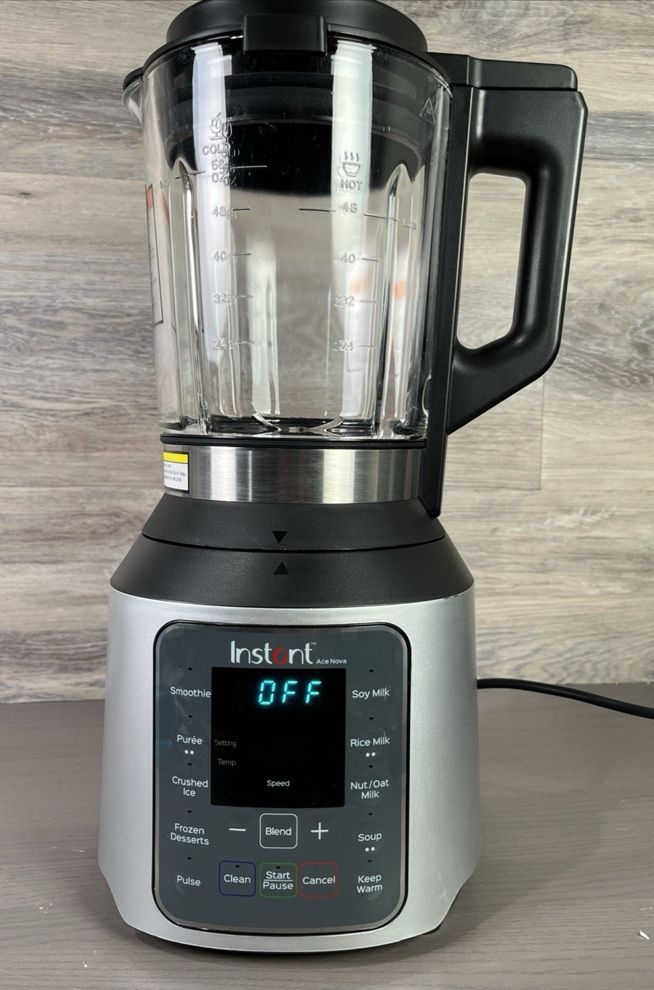 Instant Ace Nova Cooking & Beverage Blender Hot & Cold 9 Programs 56 OZ 1000W