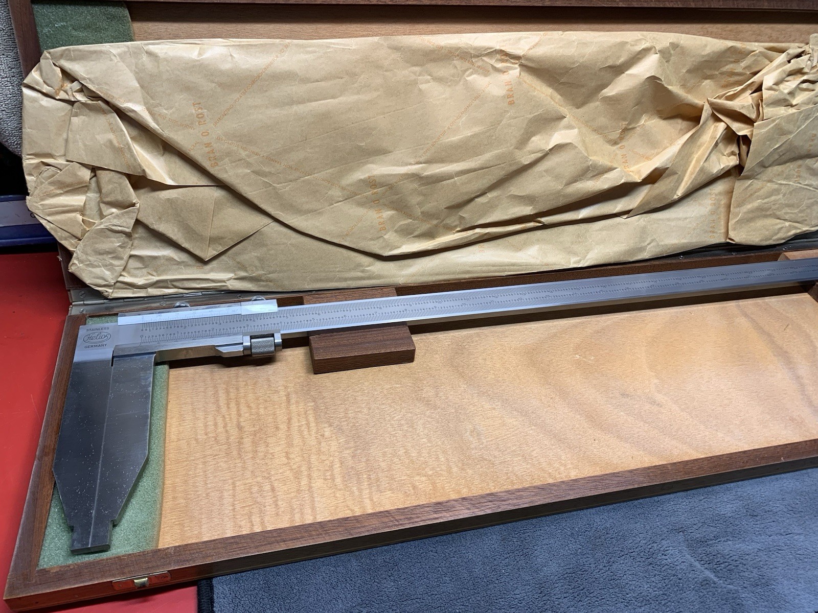 Machinist Tool: Fowler Helios 24" Vernier Caliper (NOS) 52-065-024 Germany