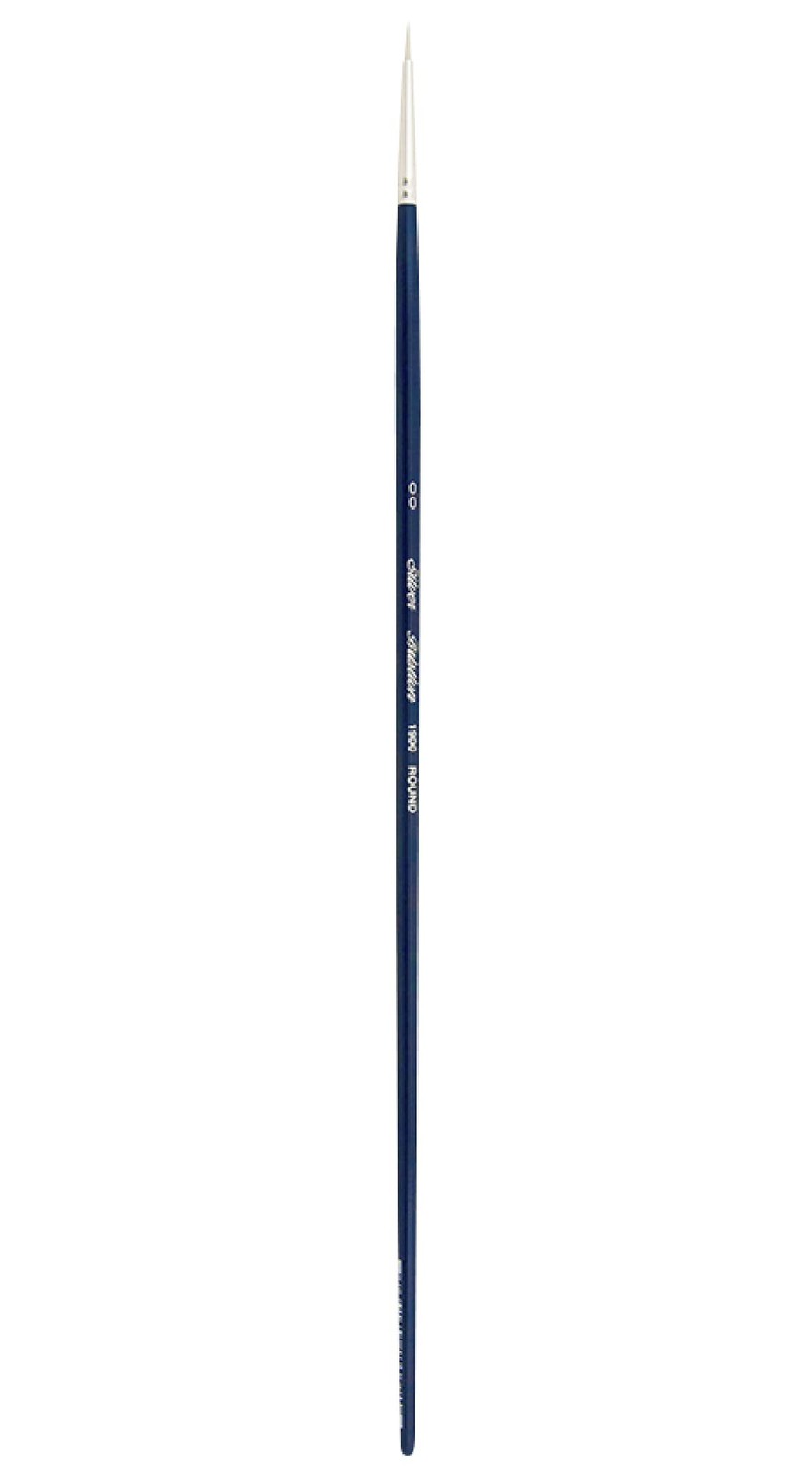 Ted 190000 Bristlon Round Acrylic And Oil Brush Size 00 Long Handle