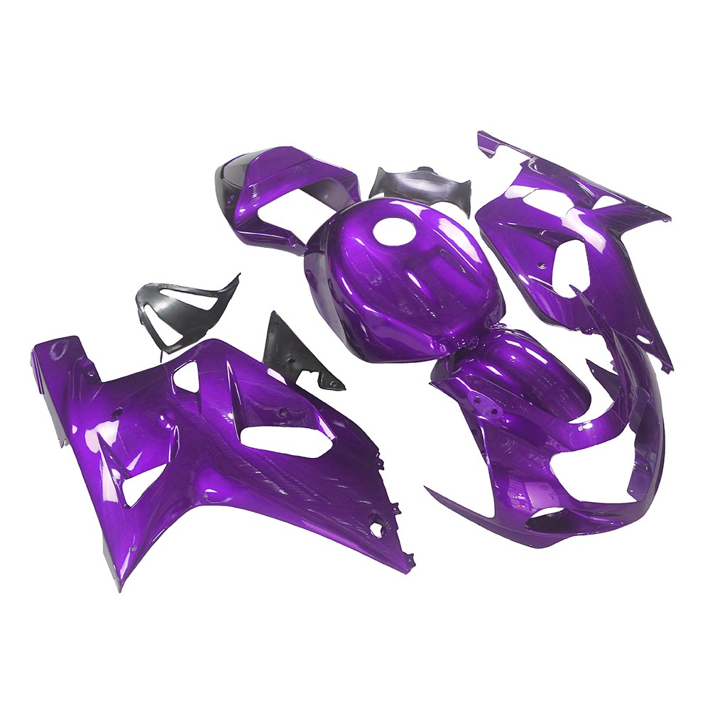 For GSXR600 750 2000 2001 02 2003 Suzuki Fairing Gloss Purple Injection Bodywork