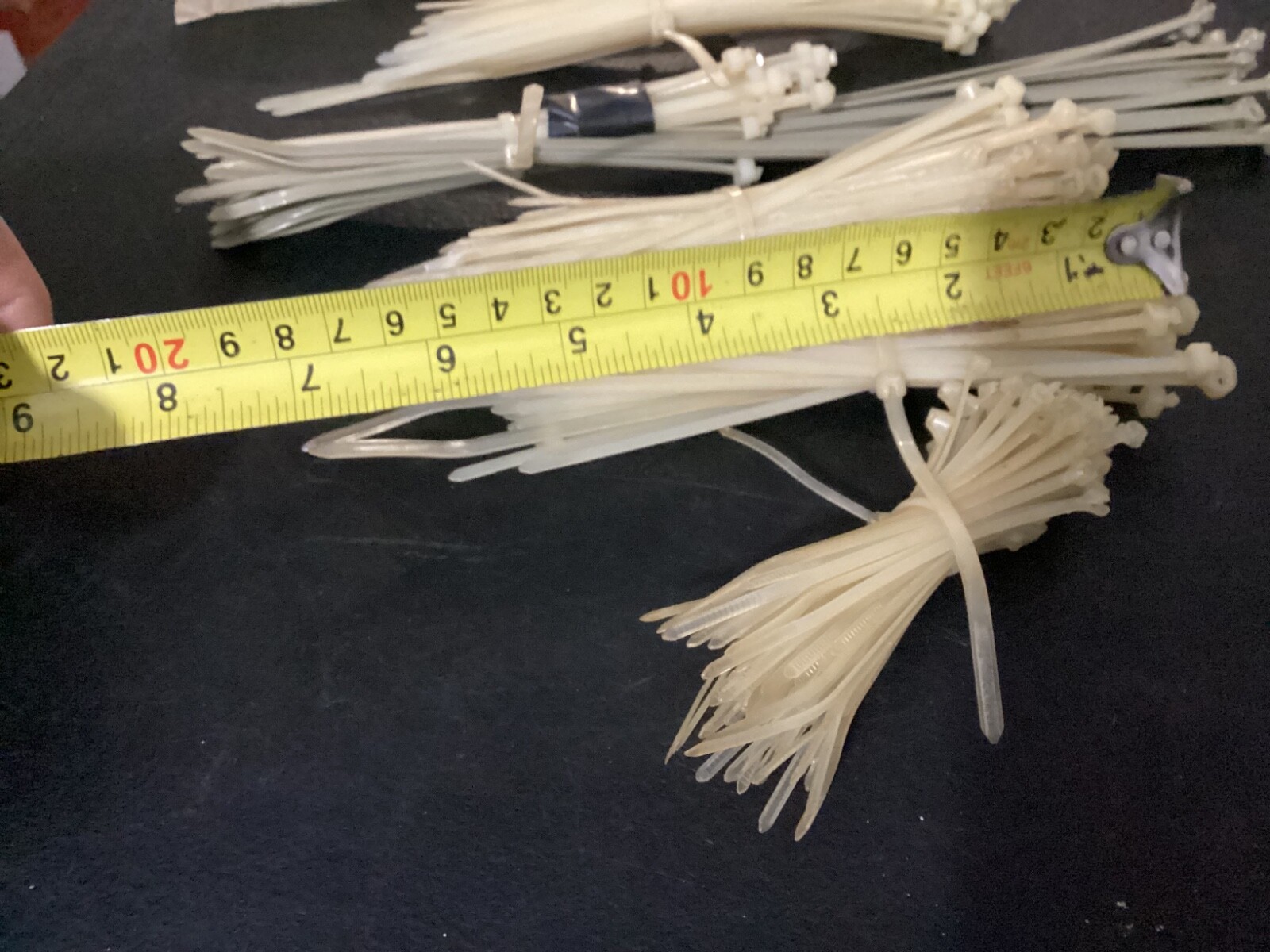 Lot of Assorted Size Plastic Wire Cable Ties