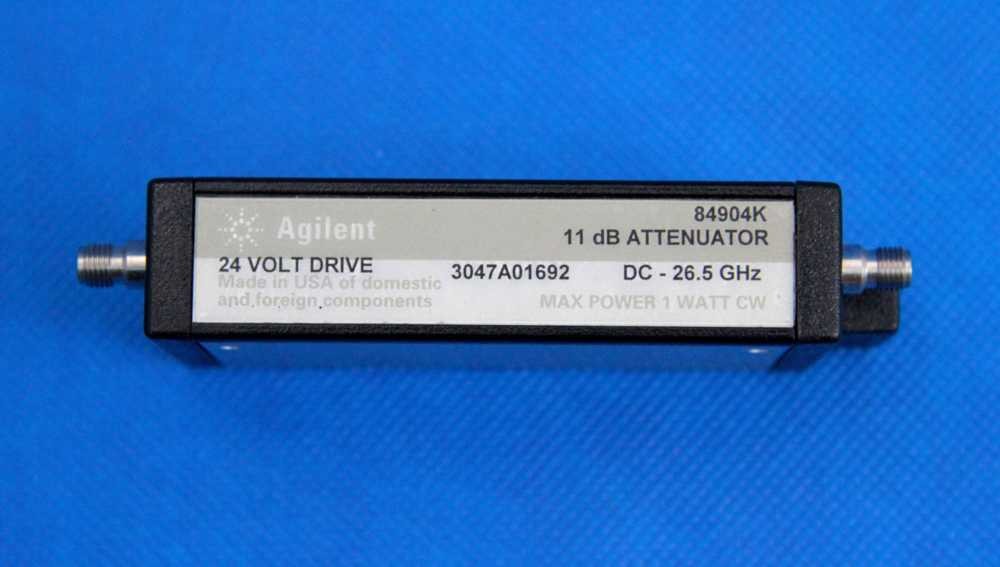Agilent 84904K DC-26.5GHz Decade Silencer 0-11dB 1 Piece