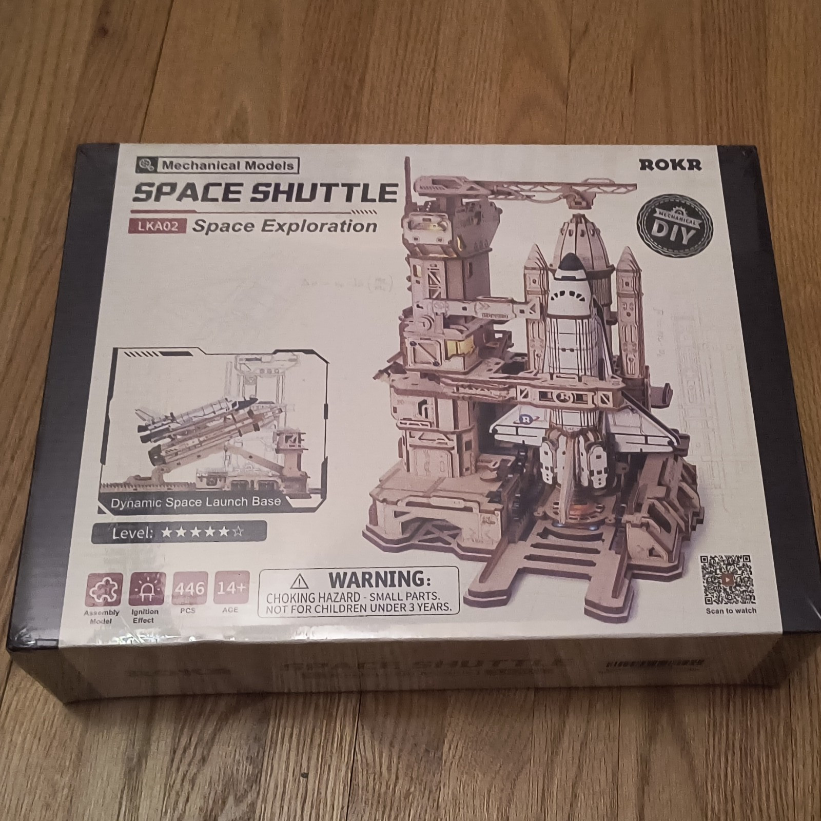 ROKR Space Shuttle Wooden DIY Mechanical Model Kit