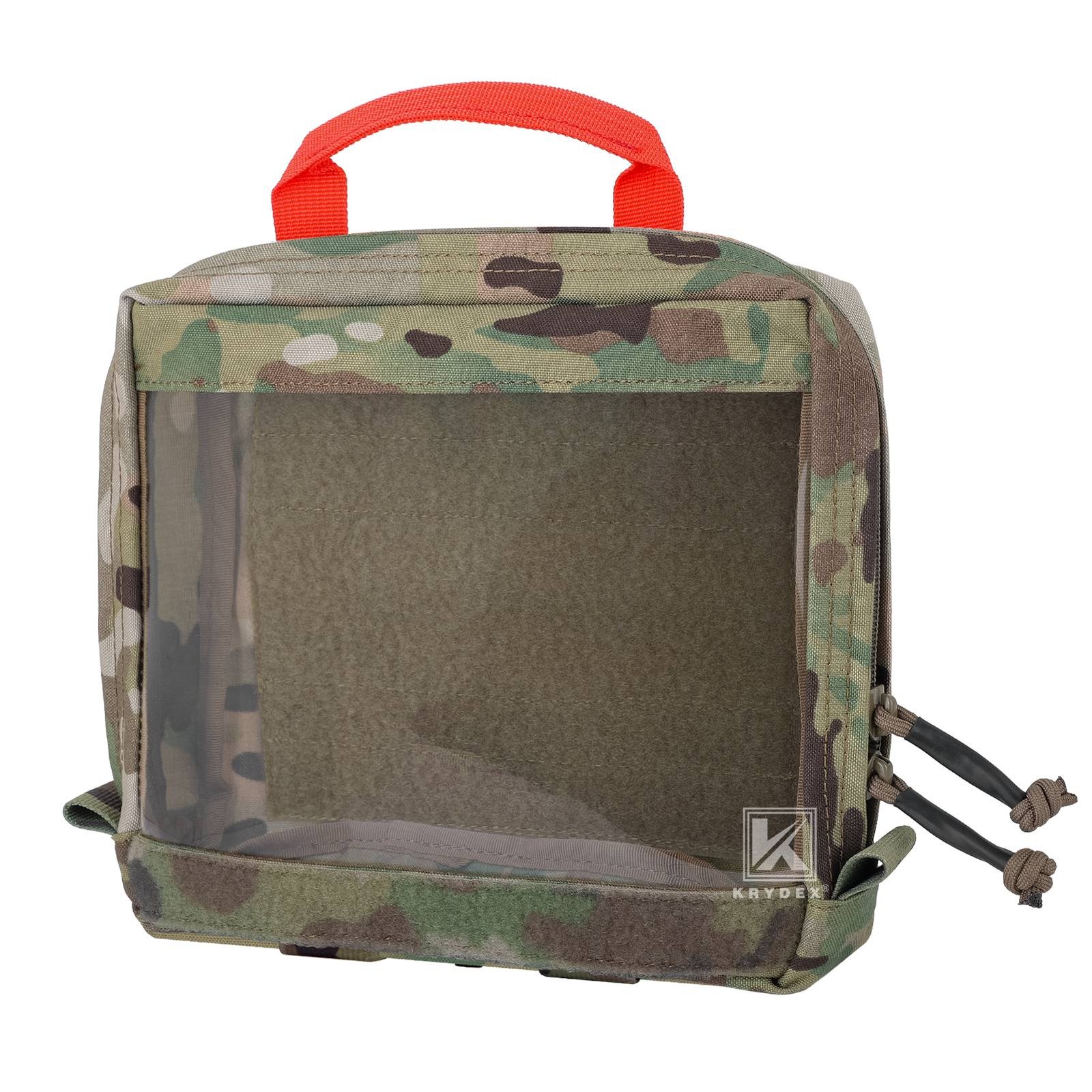 KRYDEX Clear Top Insert Pouch Organizer Tactical Packing Travel Backpack Cube