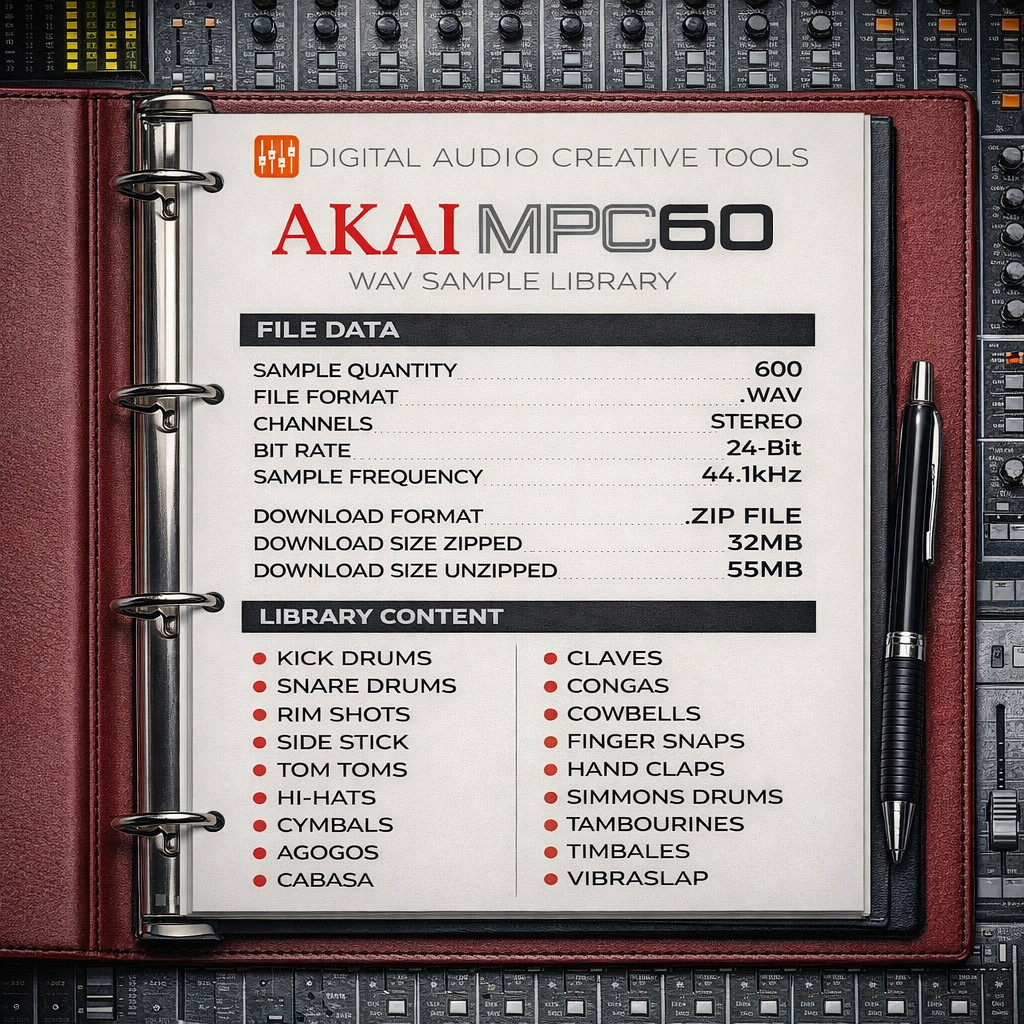 Akai MPC60 Sample Library