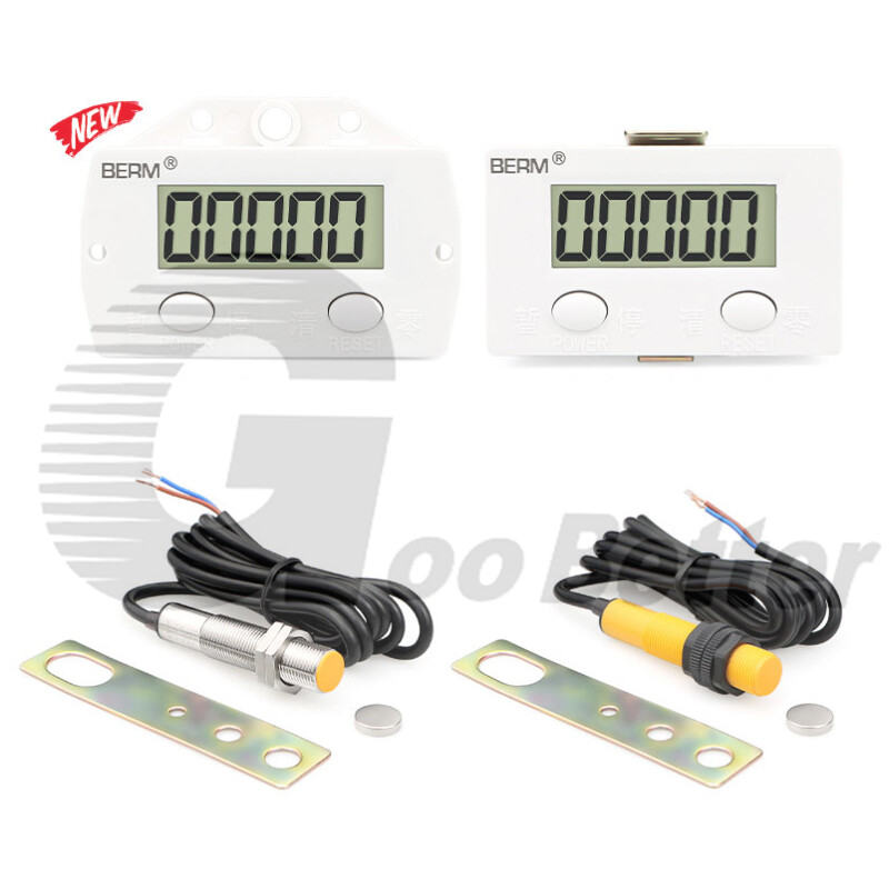 New 5 6 Digits LCD Display Electronic Counter With Sensor Control Counter