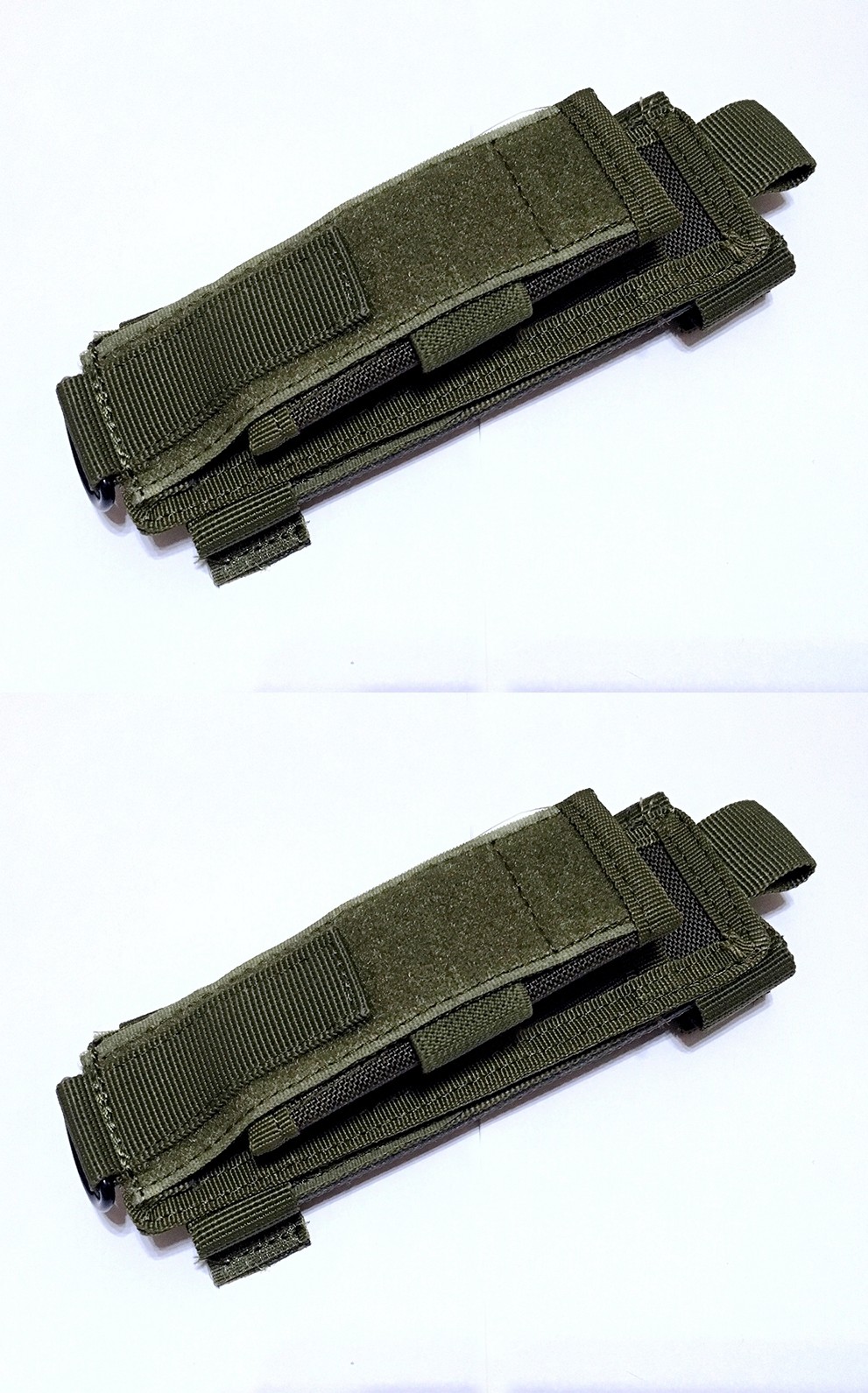 2 x New Airsoft Molle Baton Holder Pouch Nylon OD Green