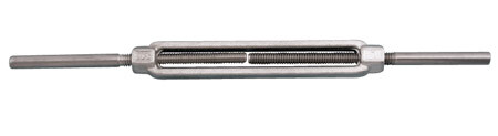 STAINLESS TURNBUCKLE STUB & STUB FS 1"X12" 316-NM