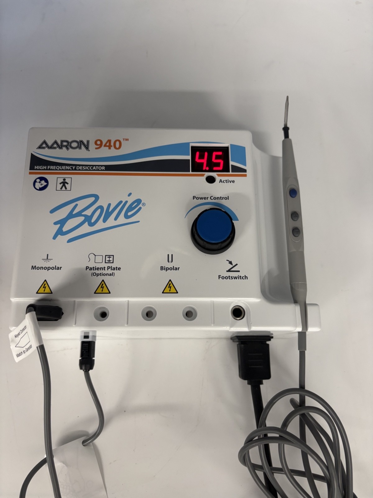 BOVIE AARON 940 HIGH FREQUENCY DESSICATOR EXCELLENT CONDITION TESTED!