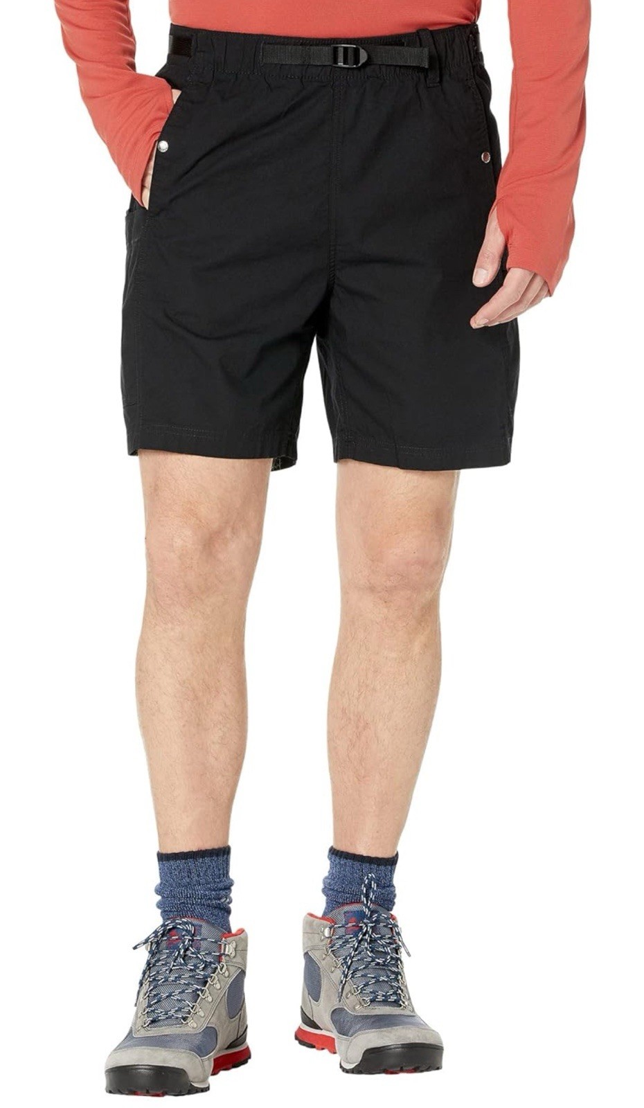 The North Face Men’s Cargo Shorts Ripstop Belted Outdoor Hiking Tnf Black M