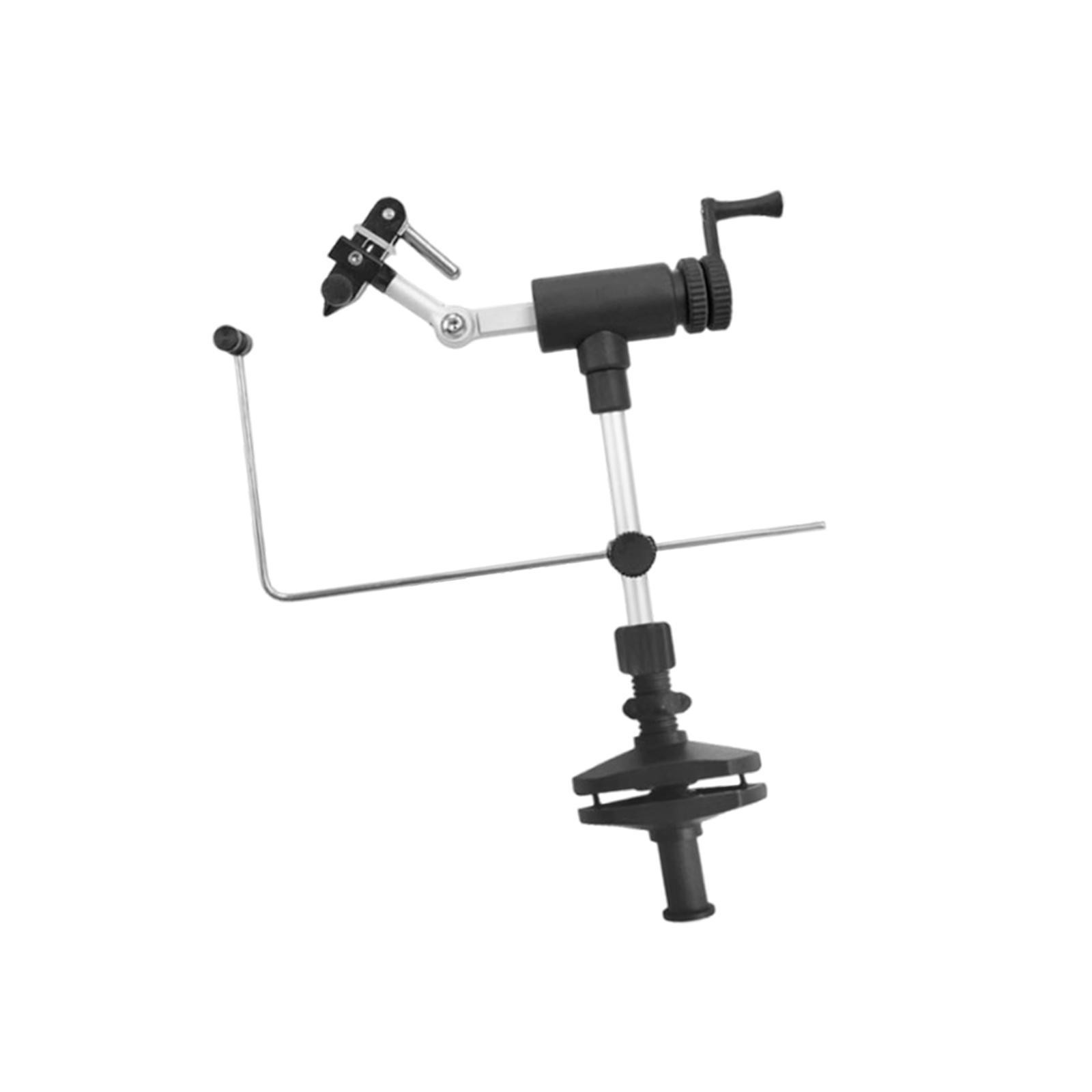 Rotary Fly Tying Vise Accessories Sturdy Portable Practical with Bench Clamp