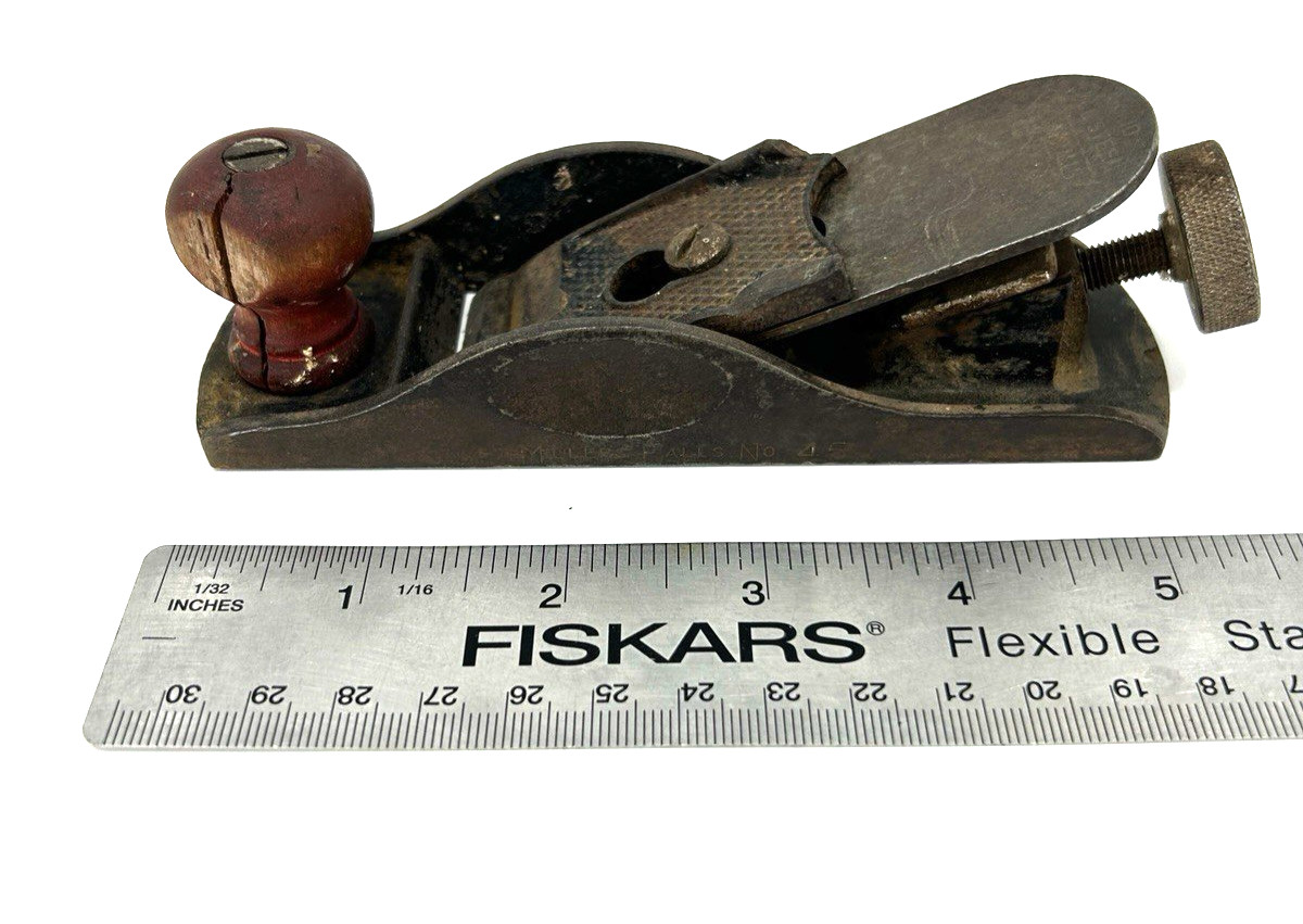 Vintage Millers Falls No 45 Block Plane Woodworking Tool Made USA for parts