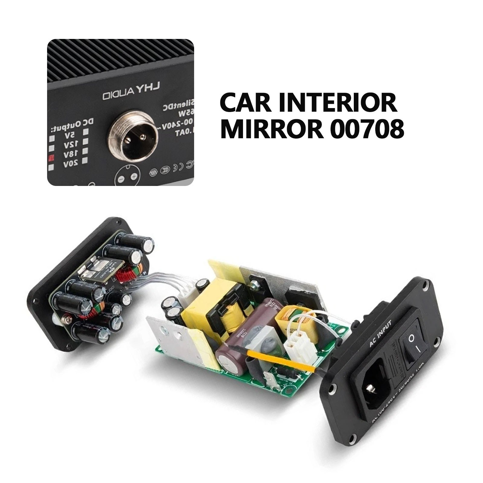 For LHY Audio HiFi Regulat Power Supply Low Noise DC5/12/15/18/19/20/24V Adapter