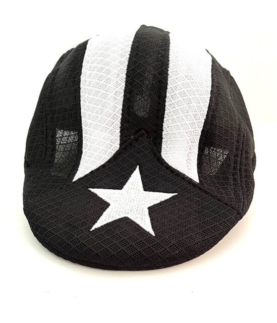 PUERTO RICO FLAG BOINA BERET EMBROIDERY STAR ADULT HAT CAP one size SOUVENIRS