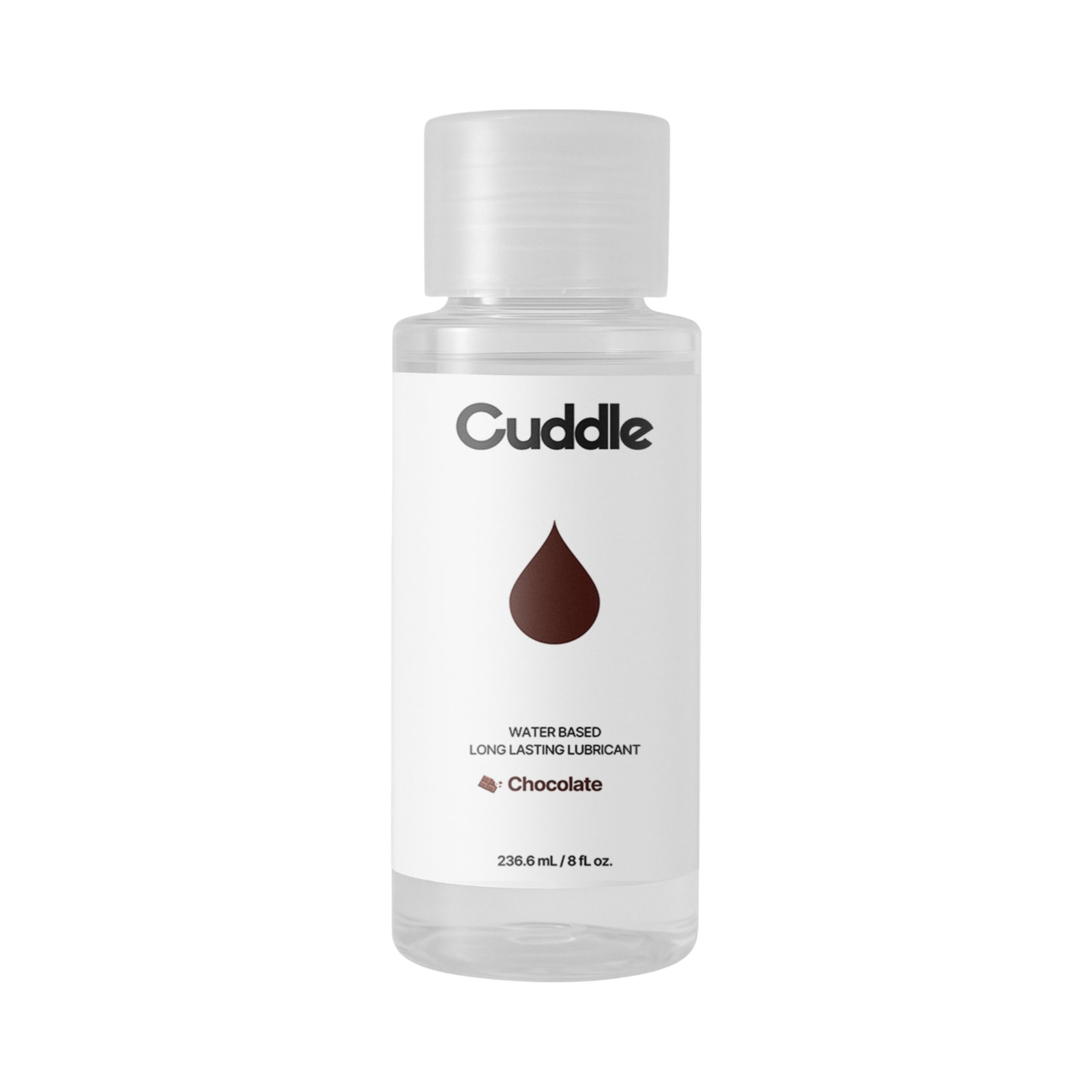 Cuddle Chocolate Lubricant 8oz | Water-Based Long-Lasting Lube | USA Made