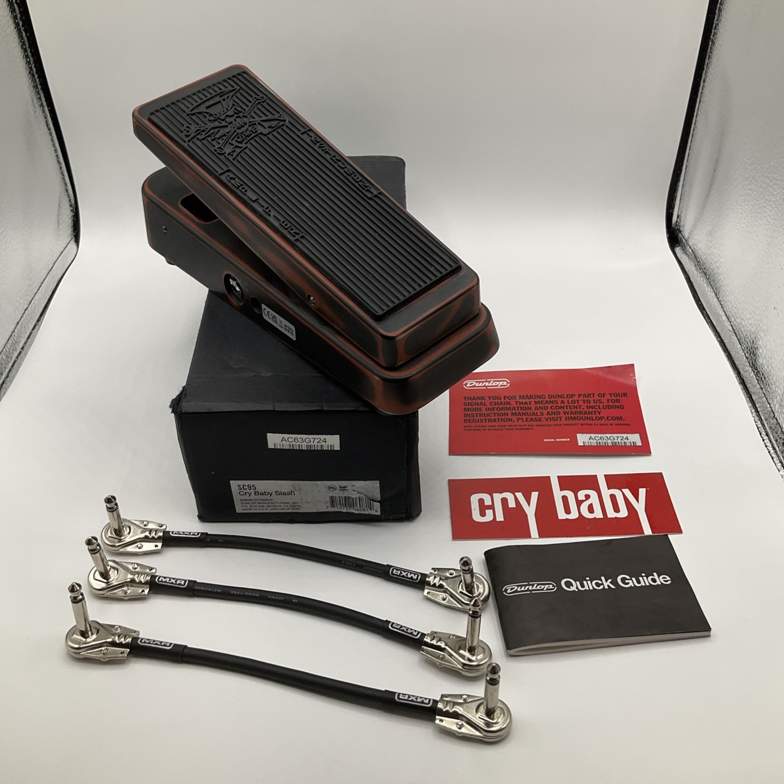 Dunlop SC95 Cry Baby Slash Classic Wah Pedal