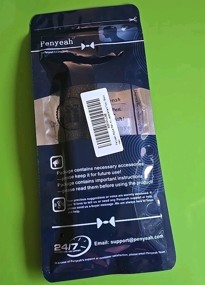 Penyeah Stylus Pen Replacement Tips - 4 Pack Black Fiber Mesh Nibs & Tool