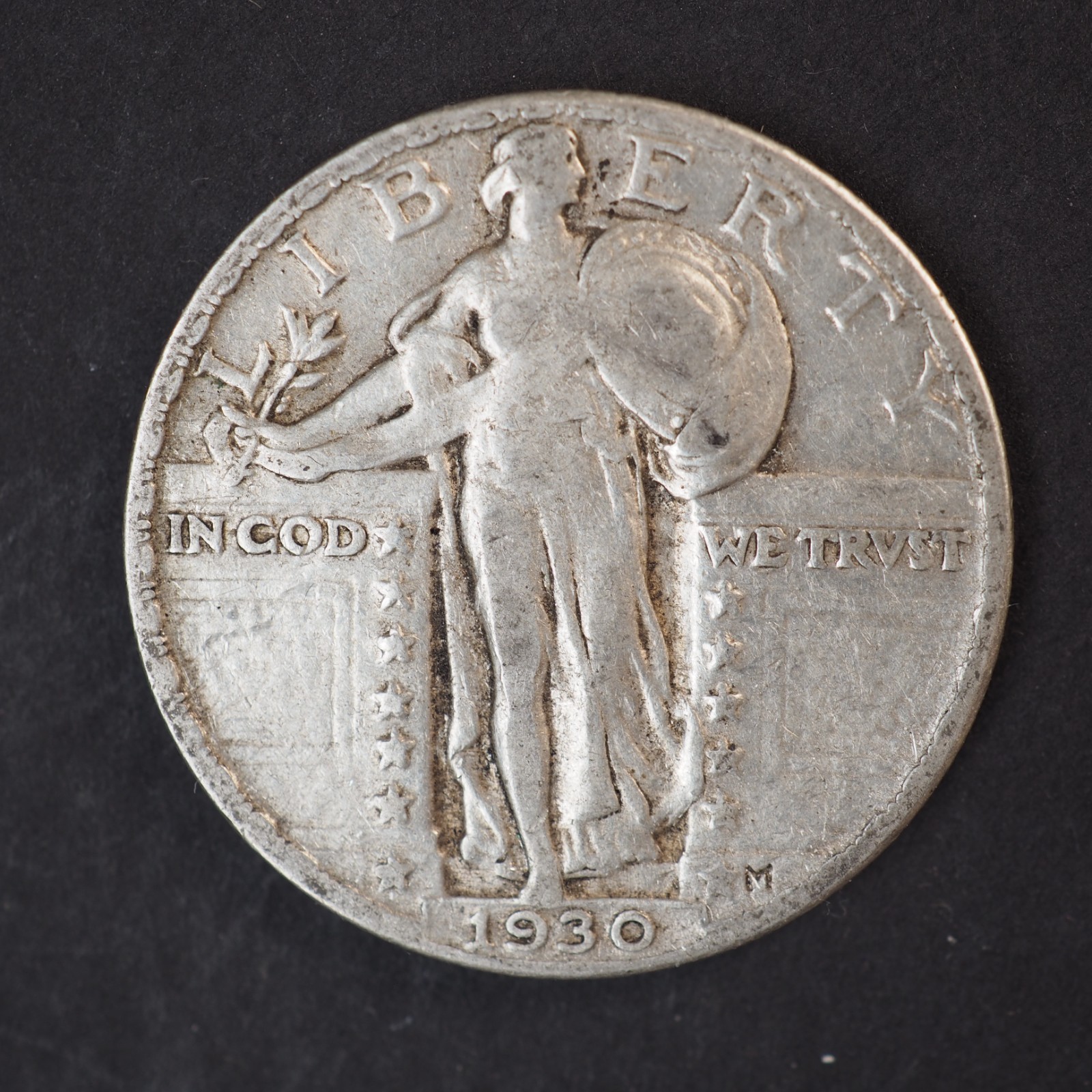 1930 *P* STANDING LIBERTY SILVER  QUARTER   **NICE !** FREE SHIPPING! C3764