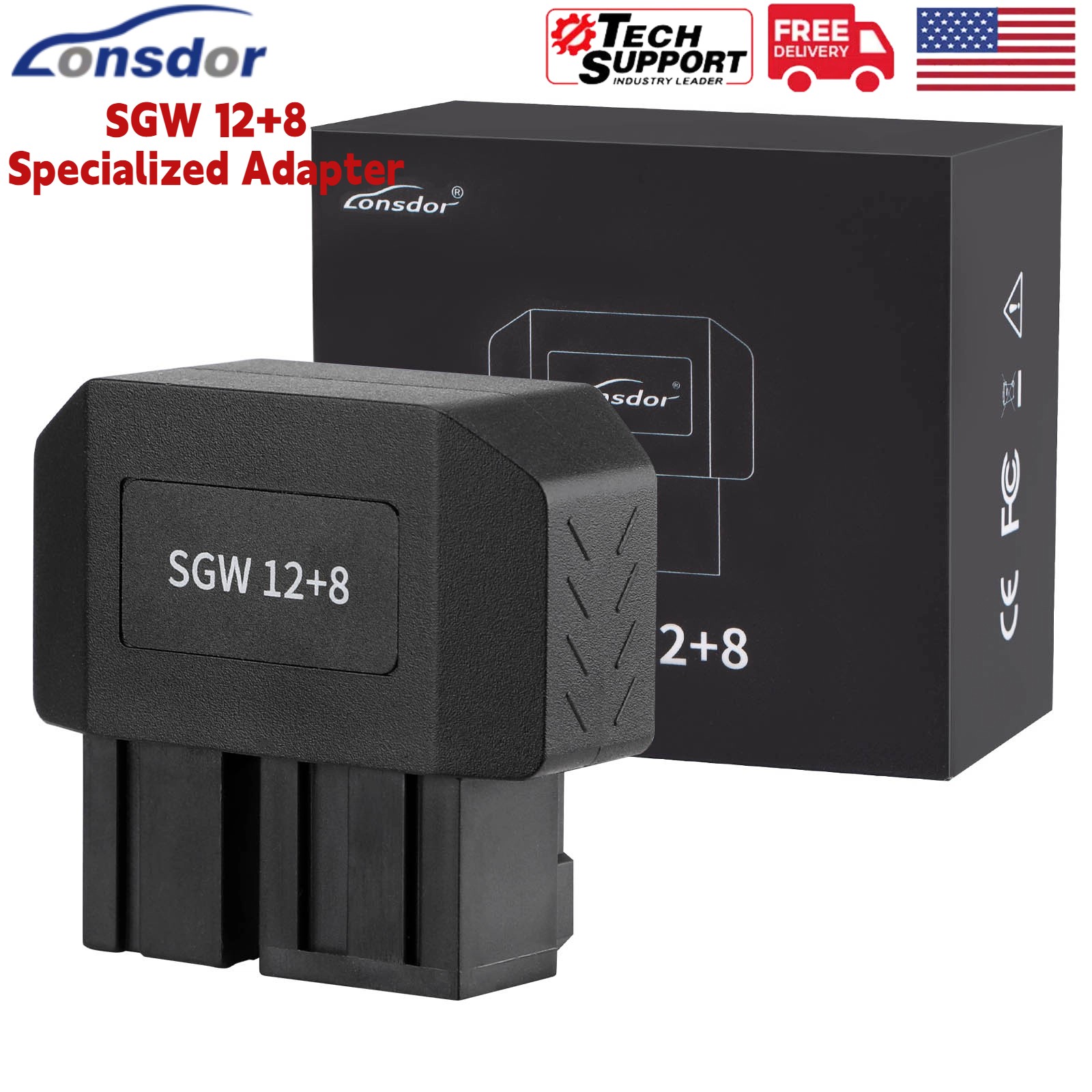 Lonsdor SGW 12+8 Specialized Adapter for CHRYSLER/ DODGE/ RAM/ JEEP/ FIAT ect