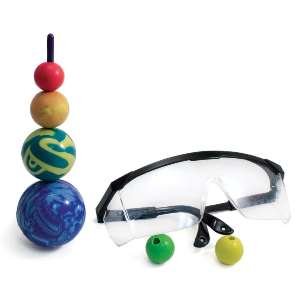Two Seismic Accelerators Astro Blaster Rocket Balls Kinetic Conservation Energy